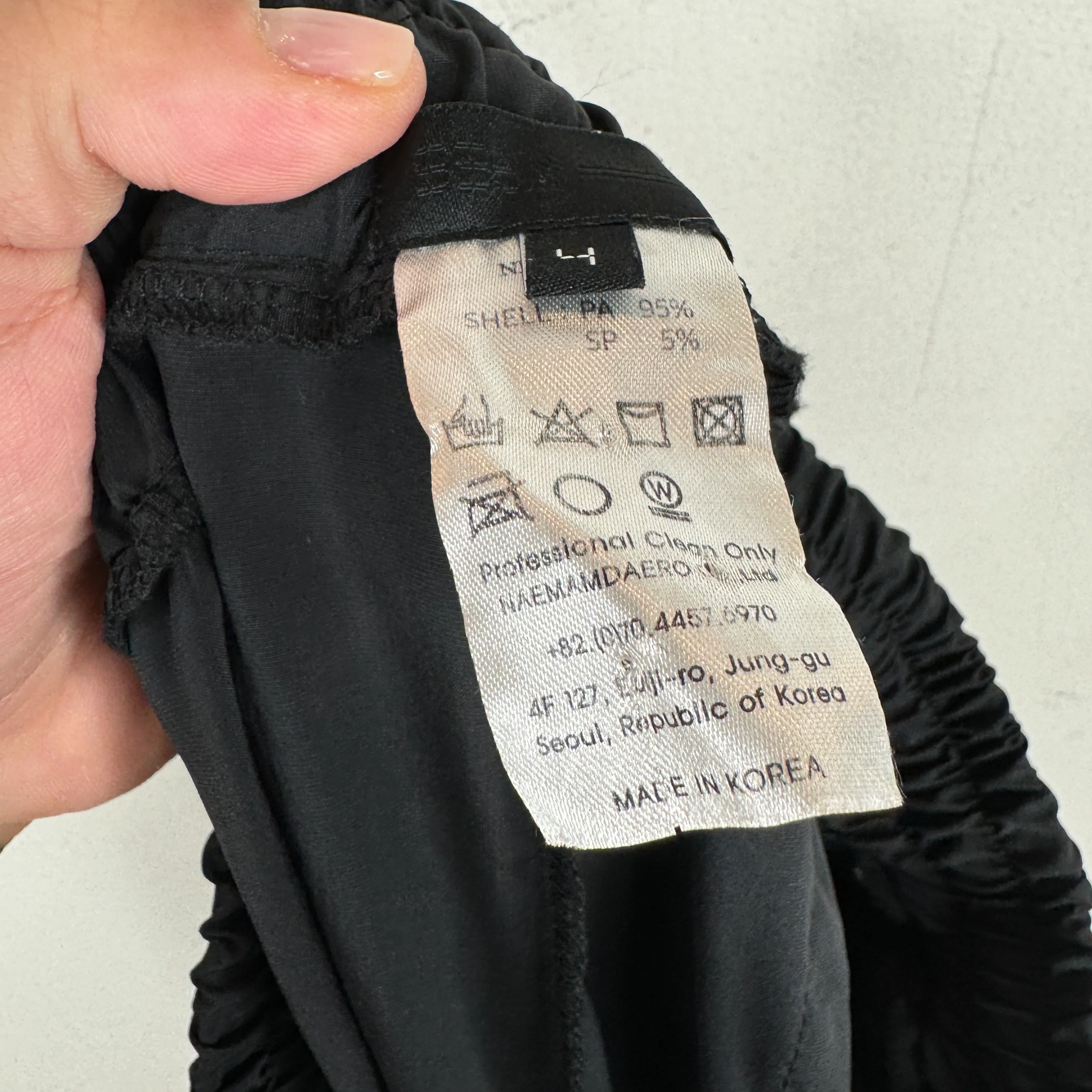 99%IS Gobchang Pants Black - Image 7