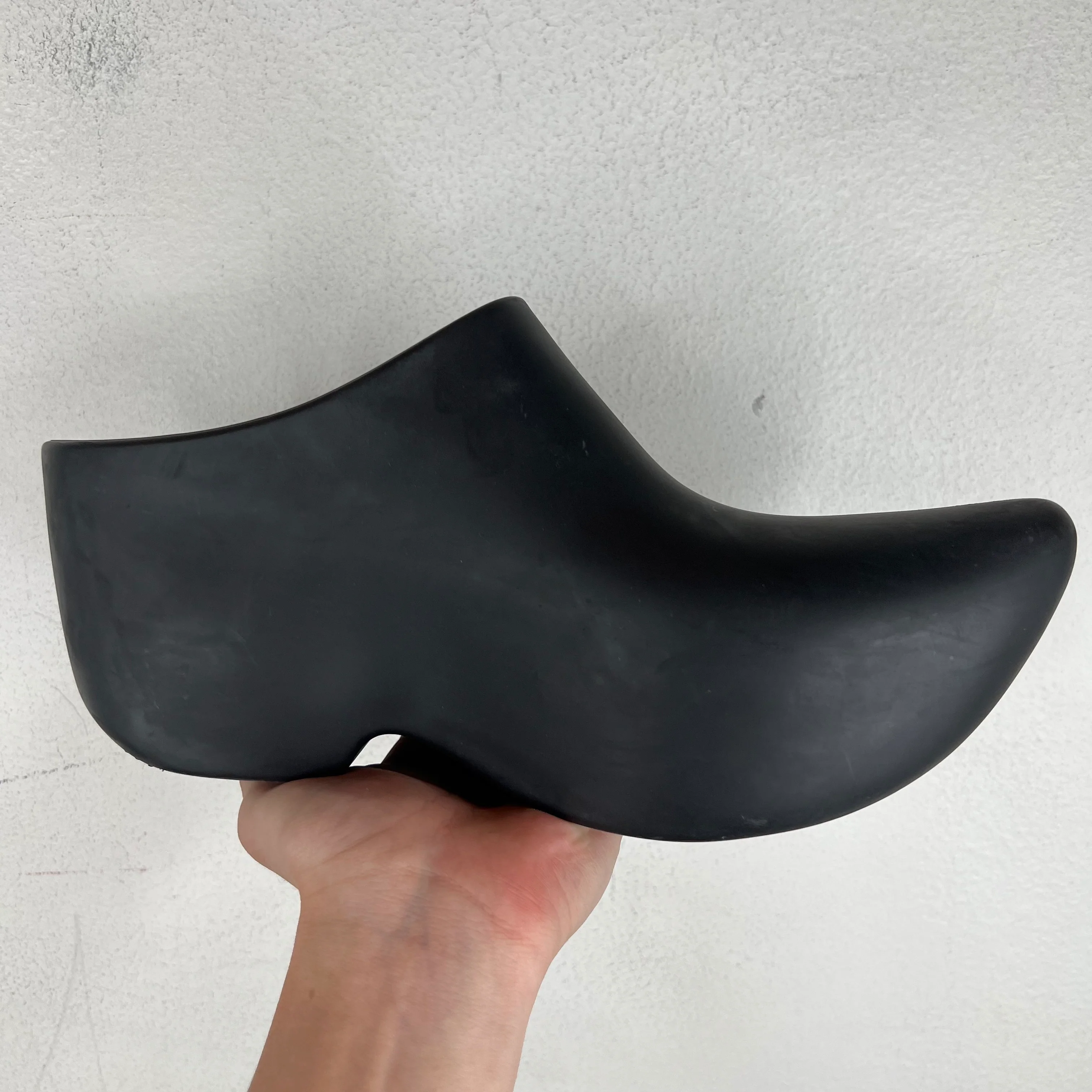 Balenciaga Black Rubber Technoclog Mules - Image 7
