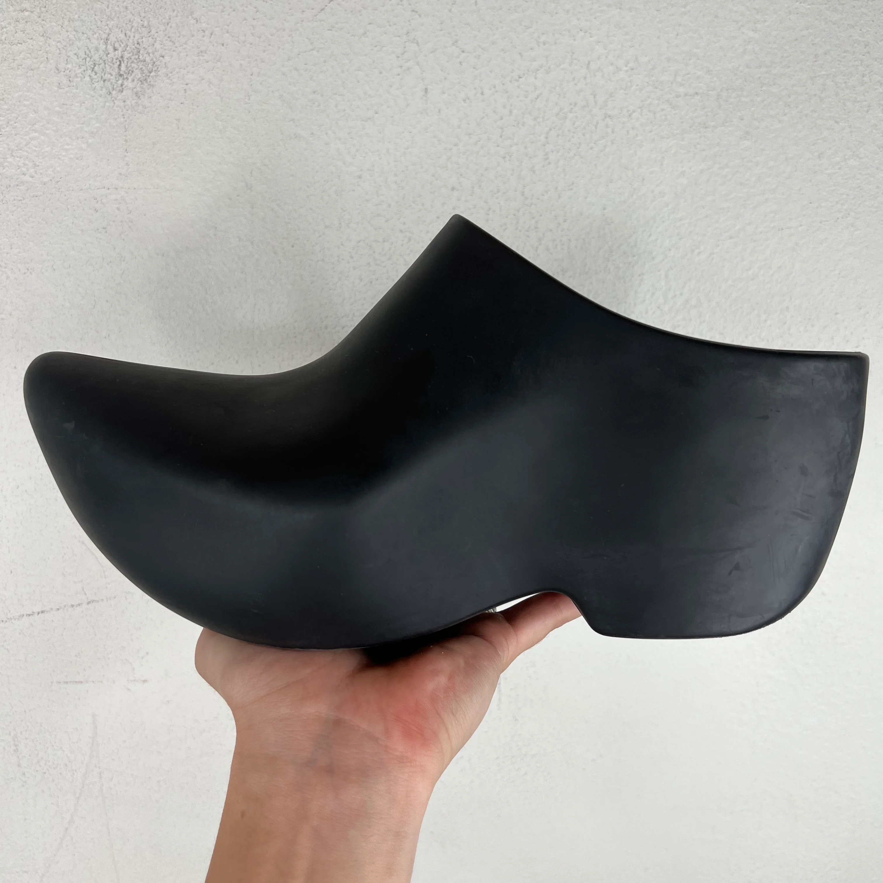Balenciaga Black Rubber Technoclog Mules - Image 9