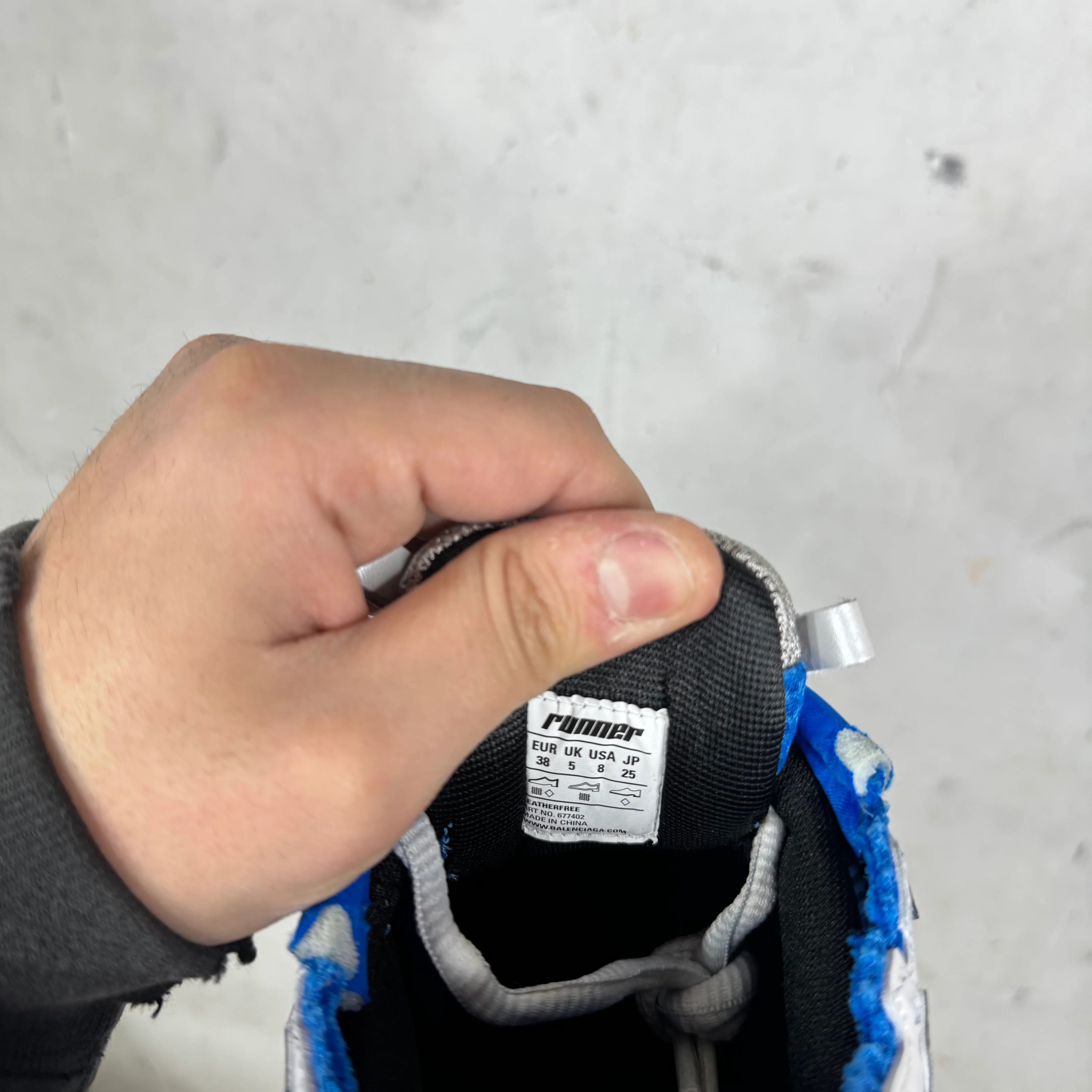 Balenciaga OG Blue/ Grey Runners - Image 7