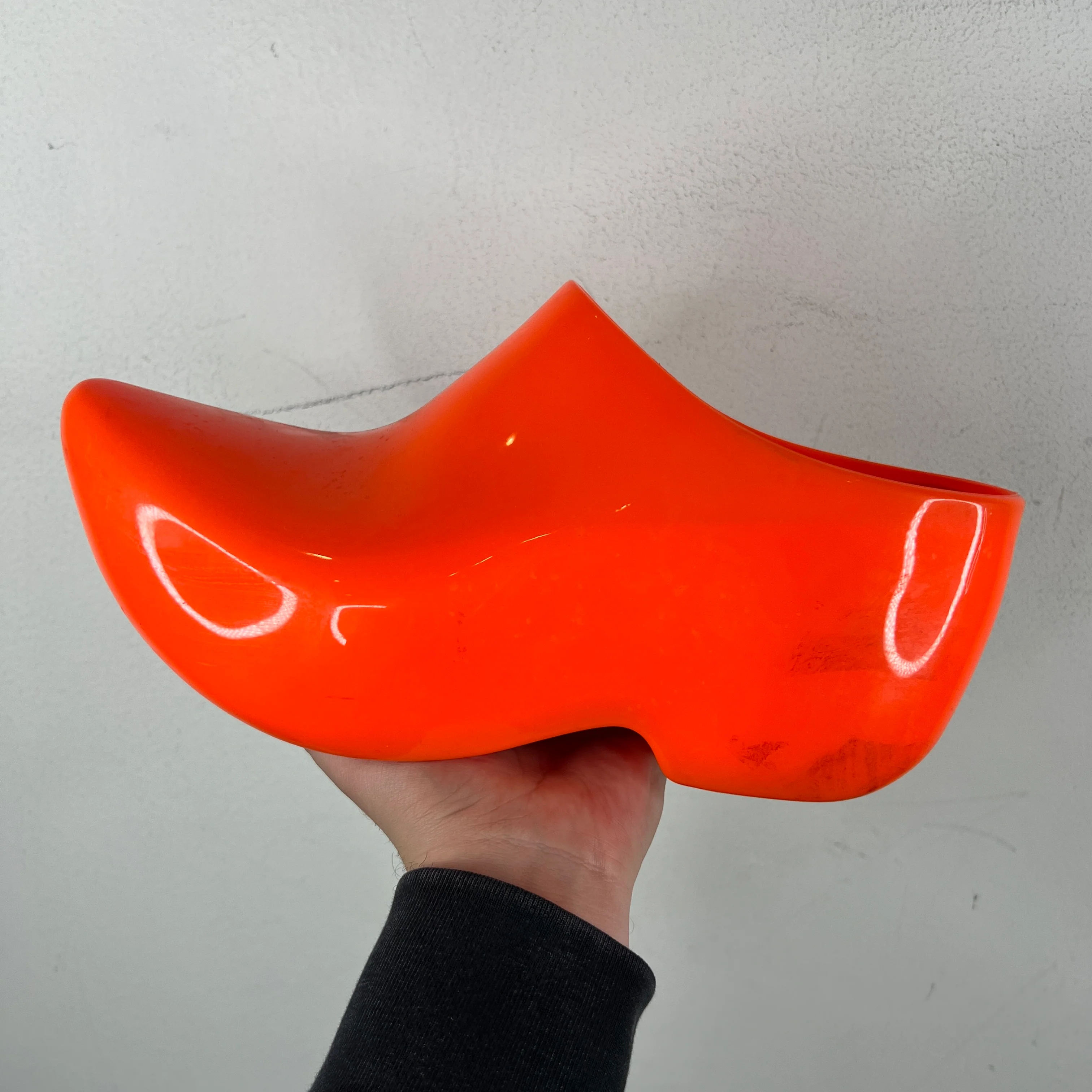 Balenciaga Orange Technoclog Shoes - Image 7