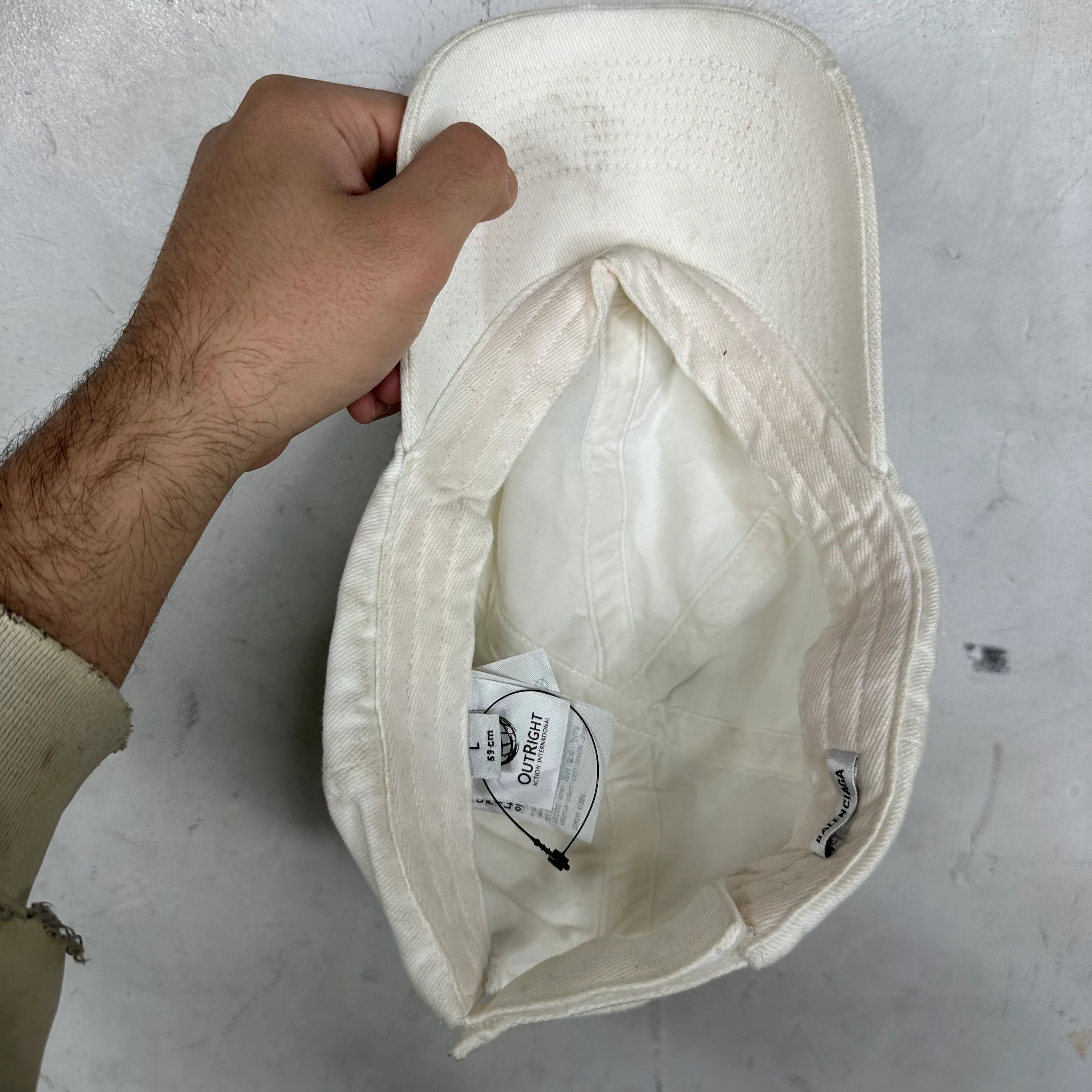 Balenciaga White Pride Hat - Image 8