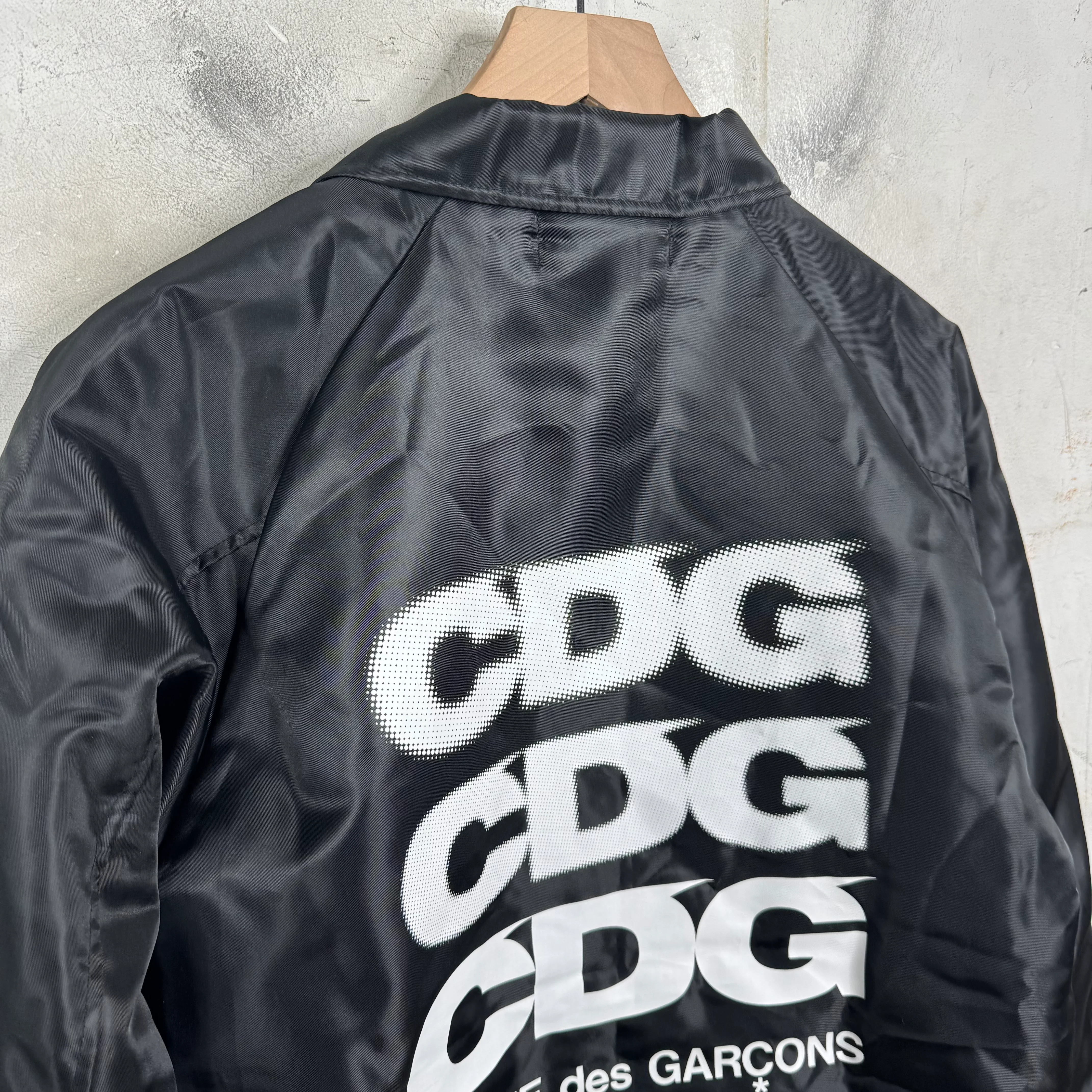 CDG Black Coaches Jacket - Image 7