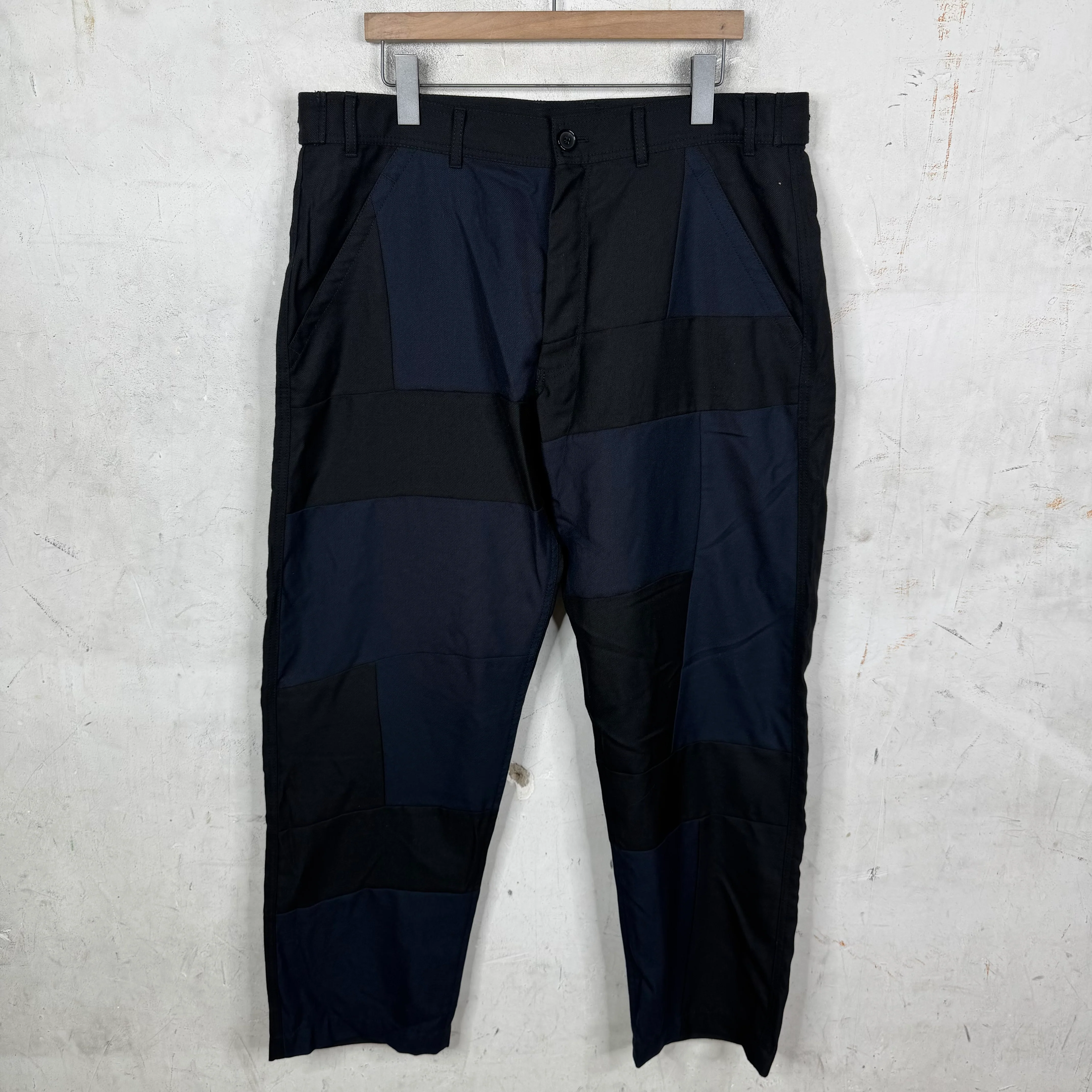 CDG Shirt Patchwork Wide Trousers