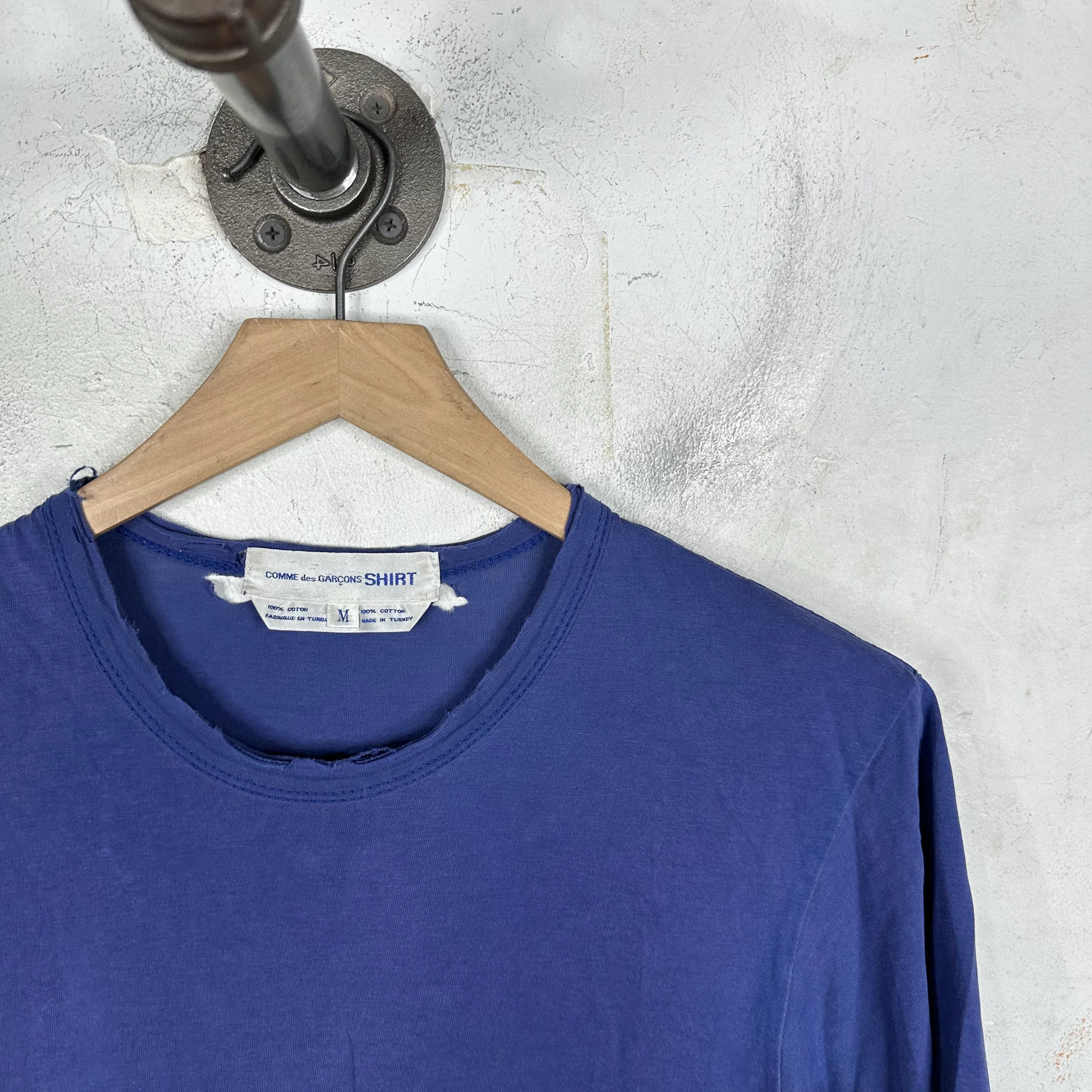 CDG Shirt Smoked Blue T-Shirt - Image 3