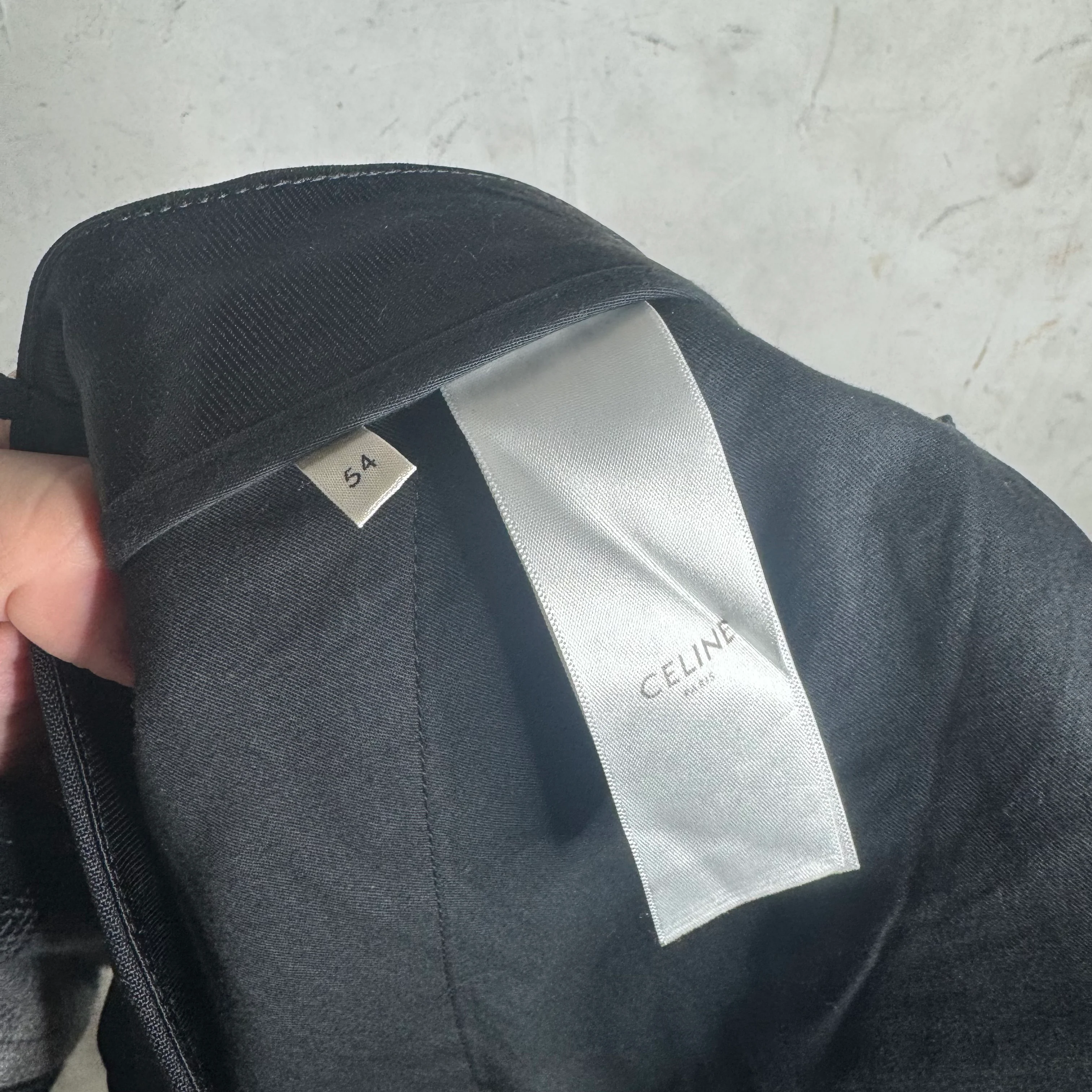 Celine Black Dress Trousers - Image 6