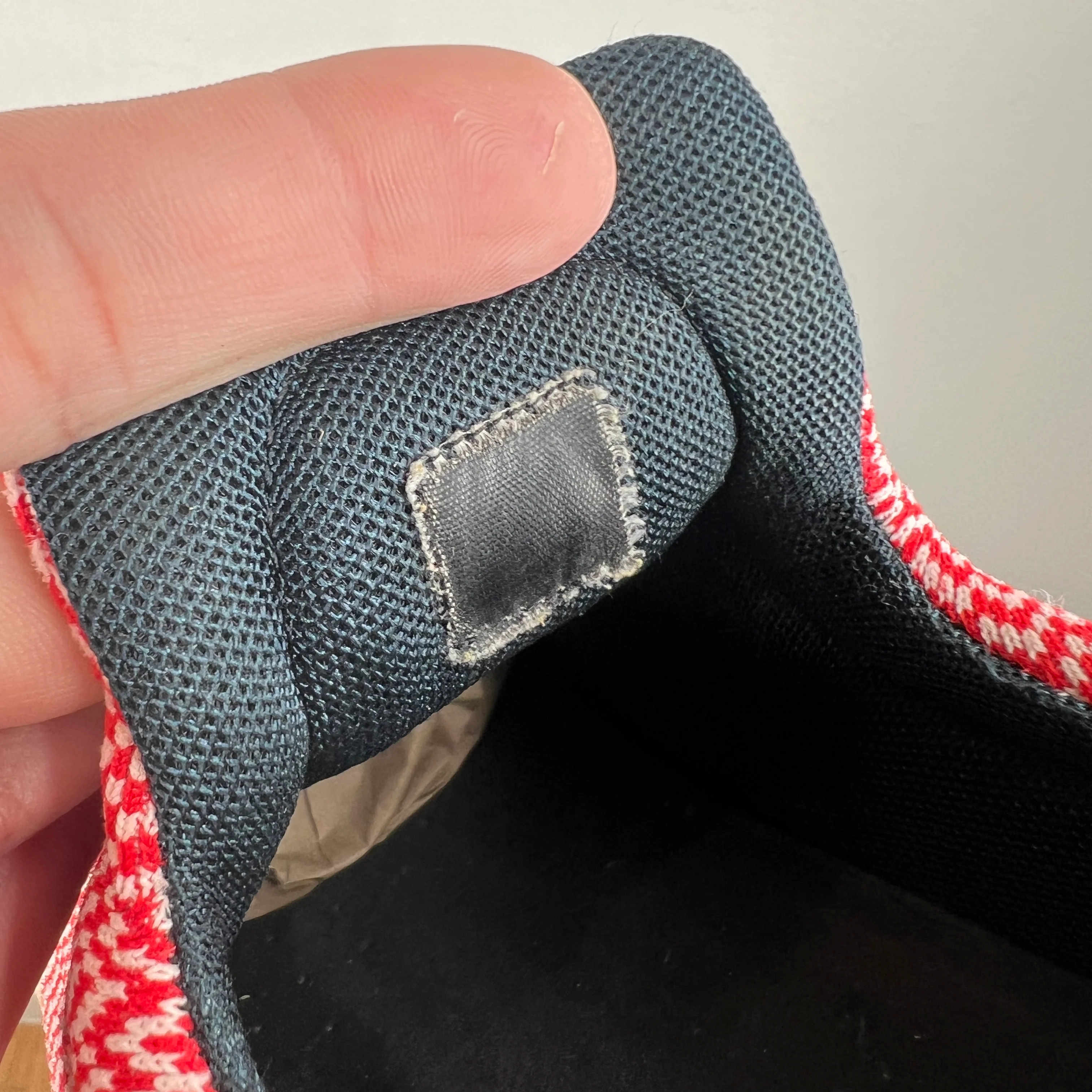Celine Red Patterned Slip Ons - Image 15