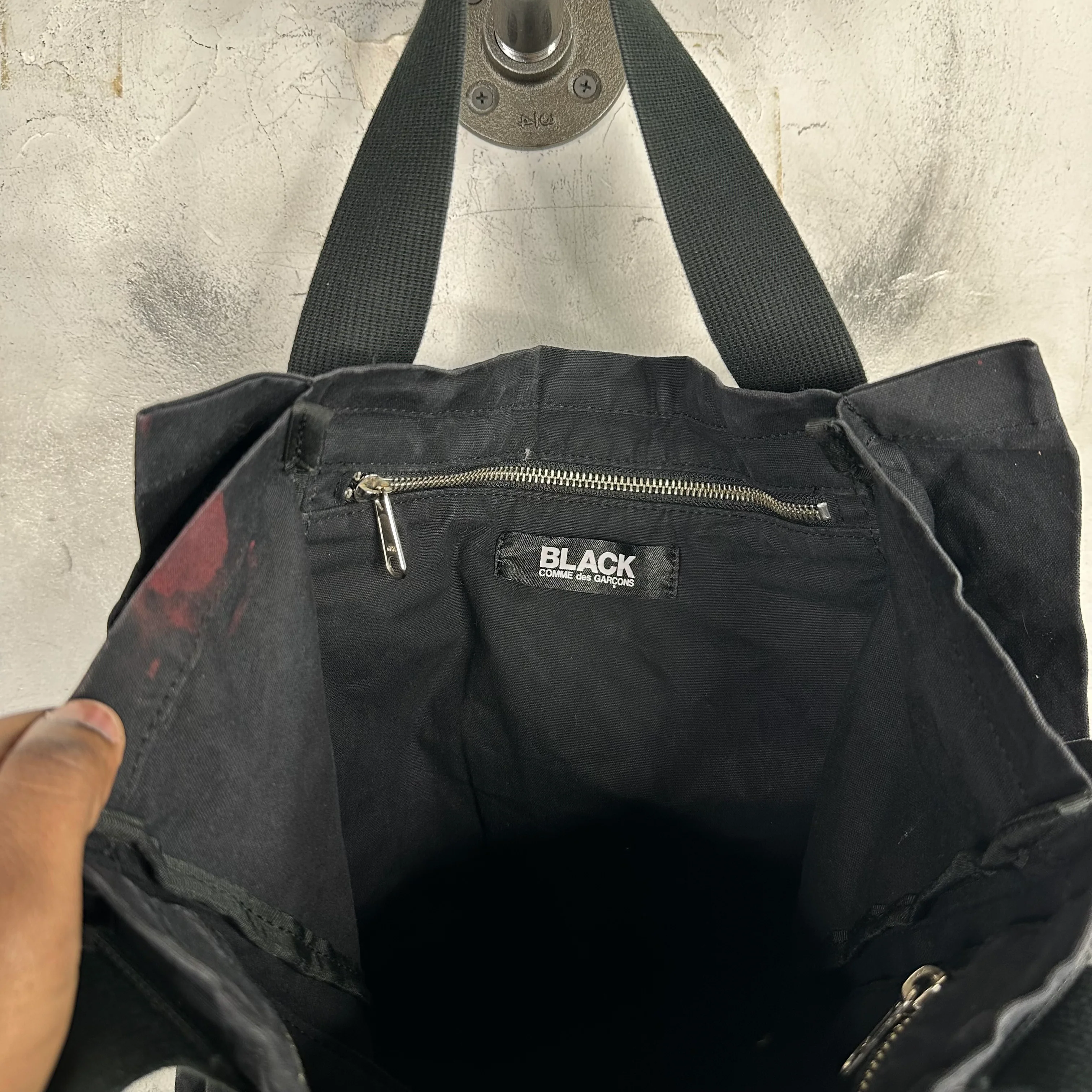 Comme Des Garcons Black Tote Bag - Image 6