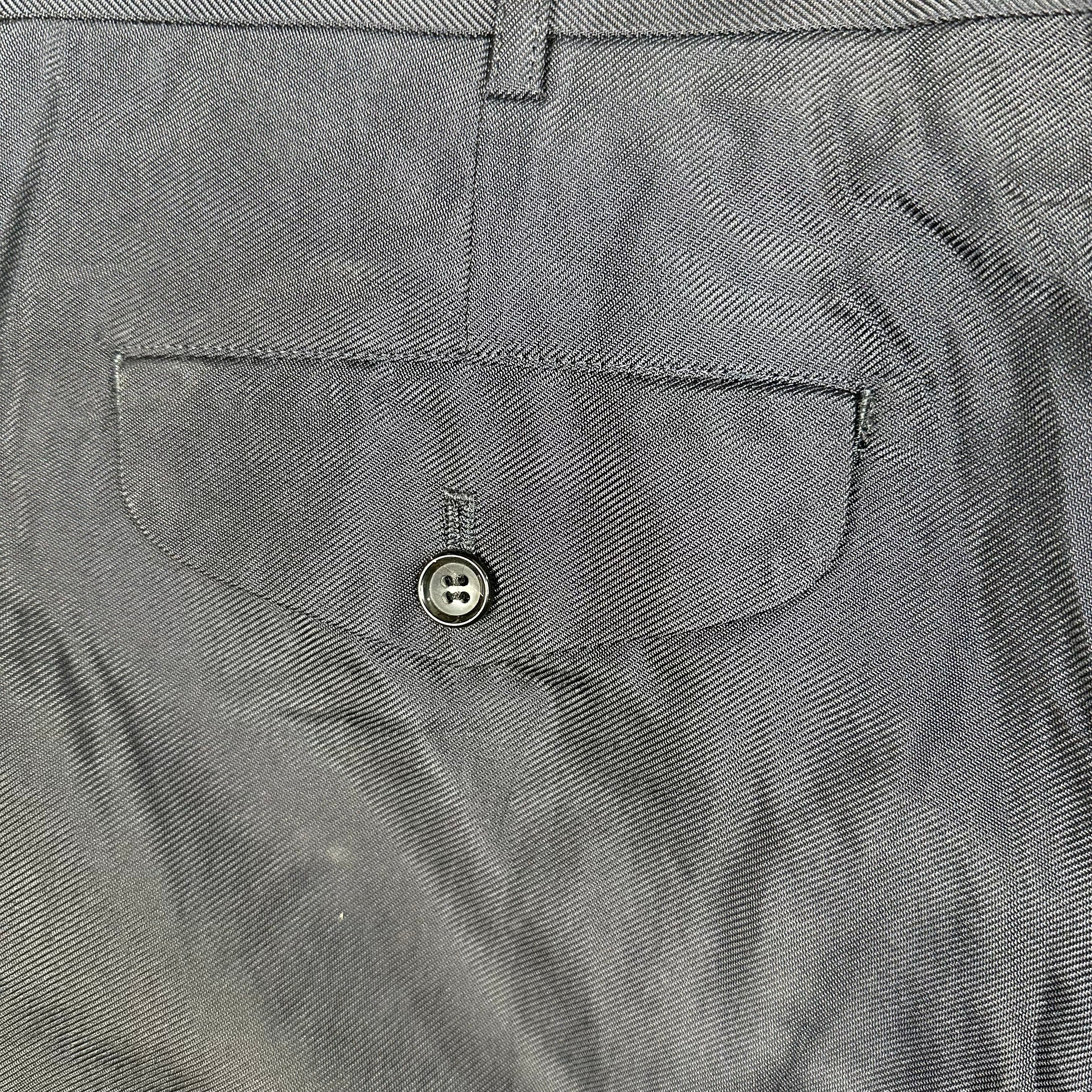 Comme Des Garcons Navy Trousers - Image 5