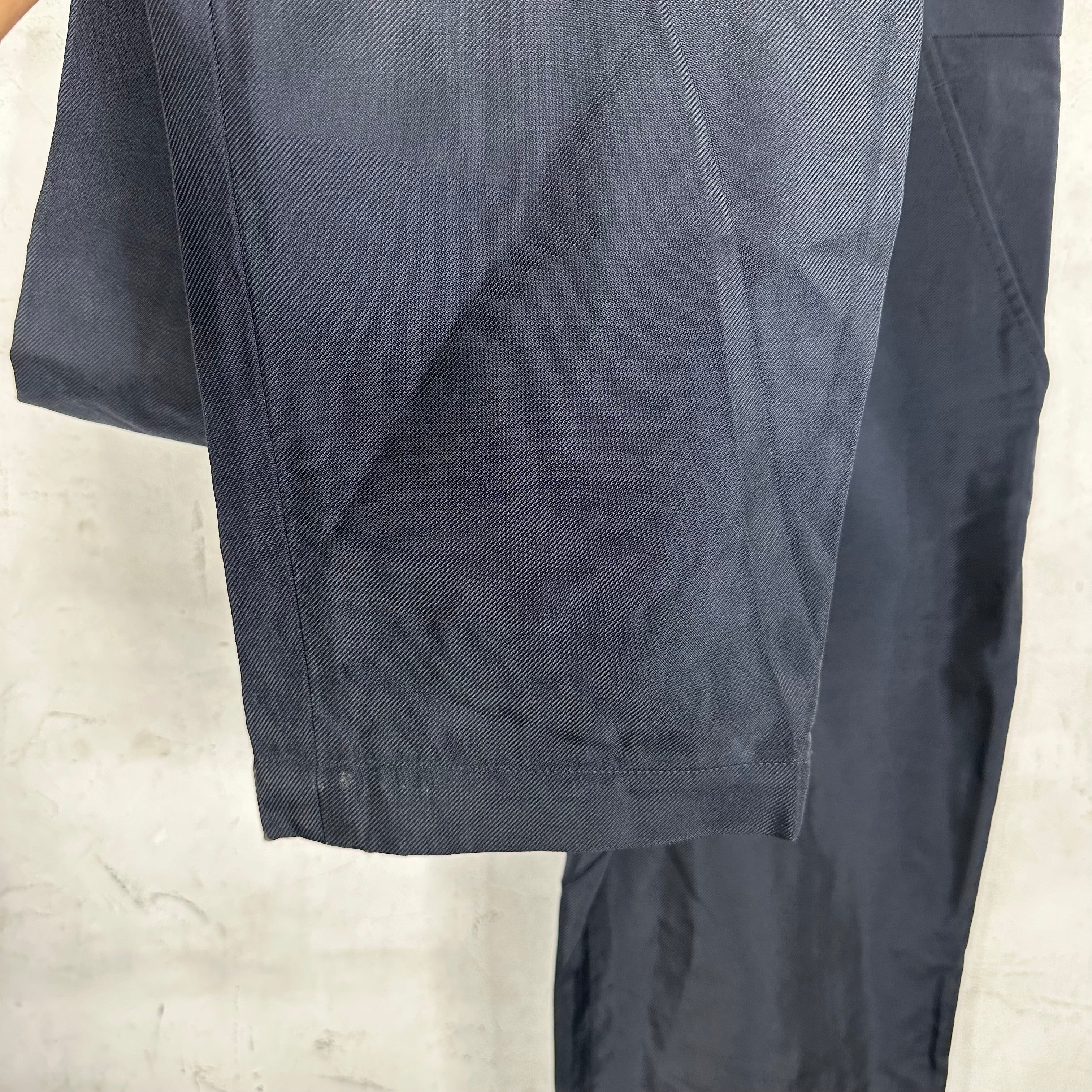 Comme Des Garcons Navy Trousers - Image 6