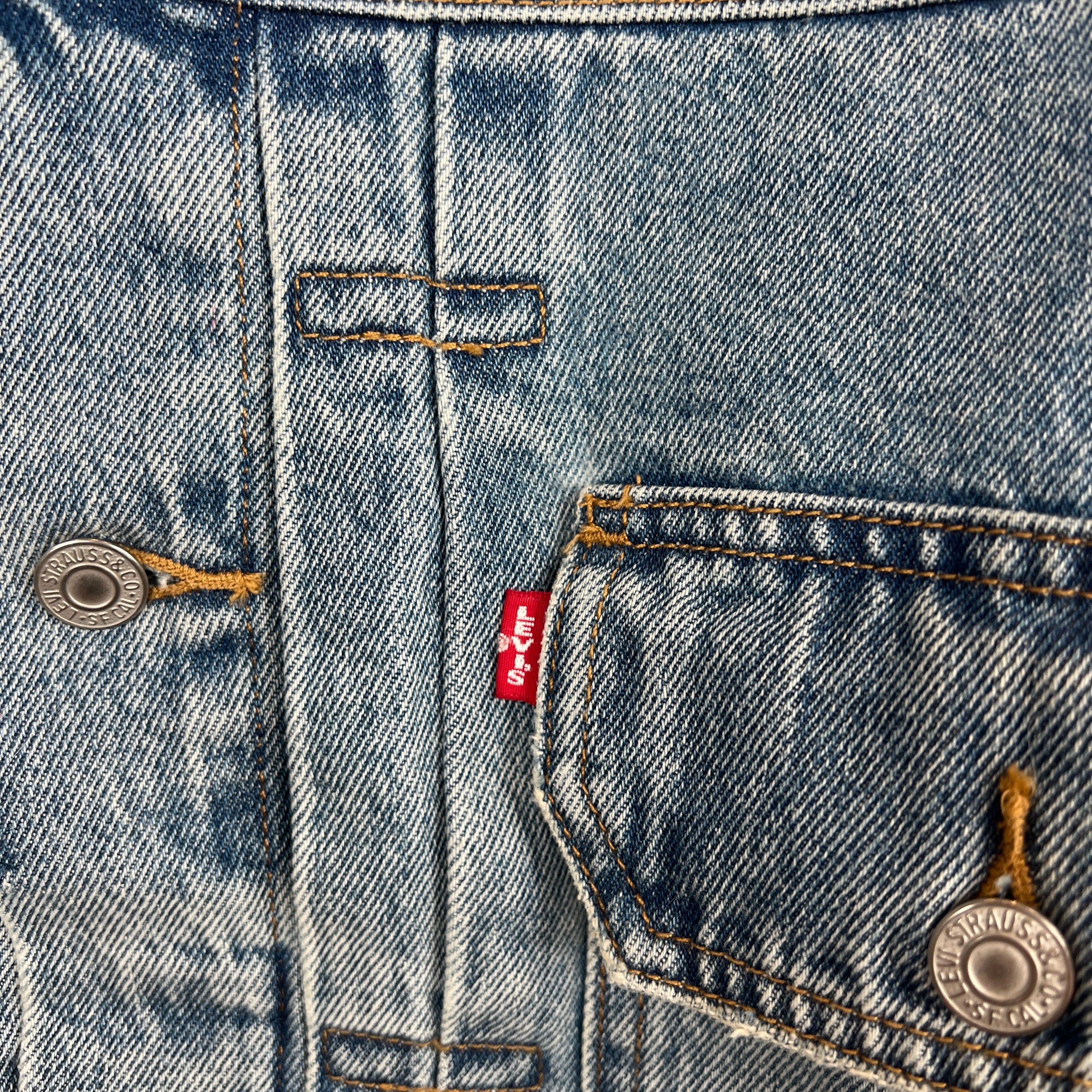 Denim Tears Blue Crystal Wreath Denim Jacket - Image 5