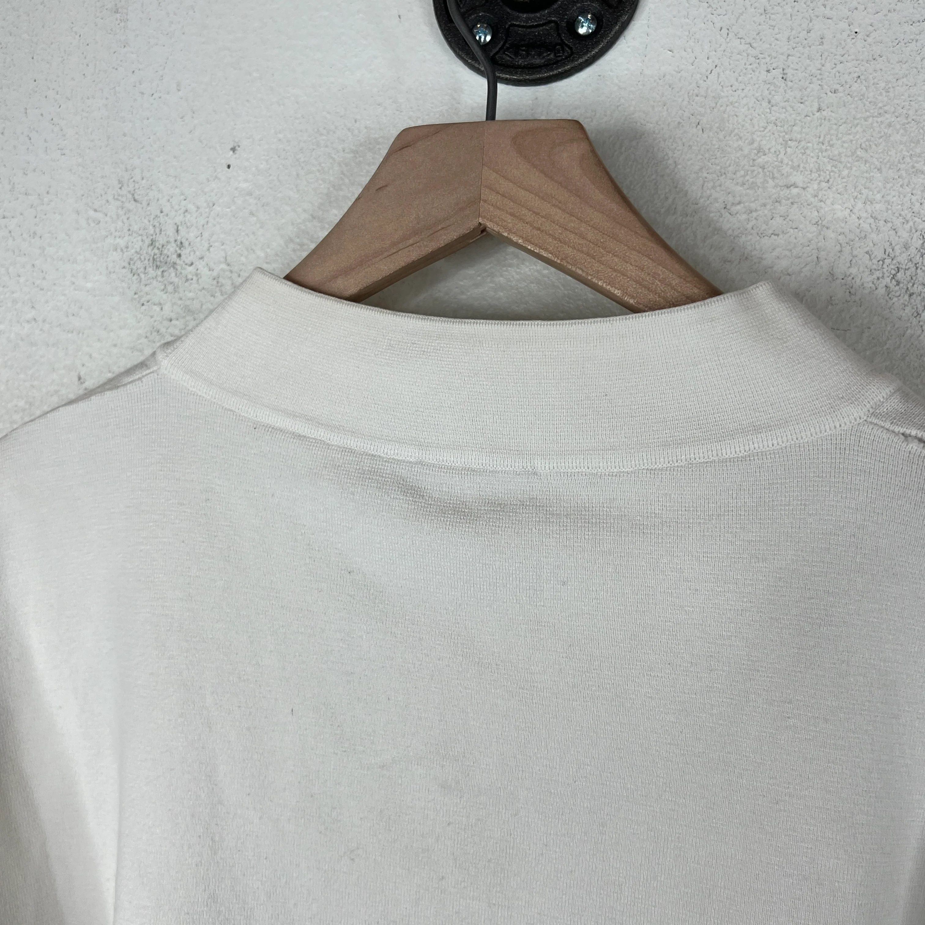 Dior White 1947 Mock Neck T-Shirt - Image 18