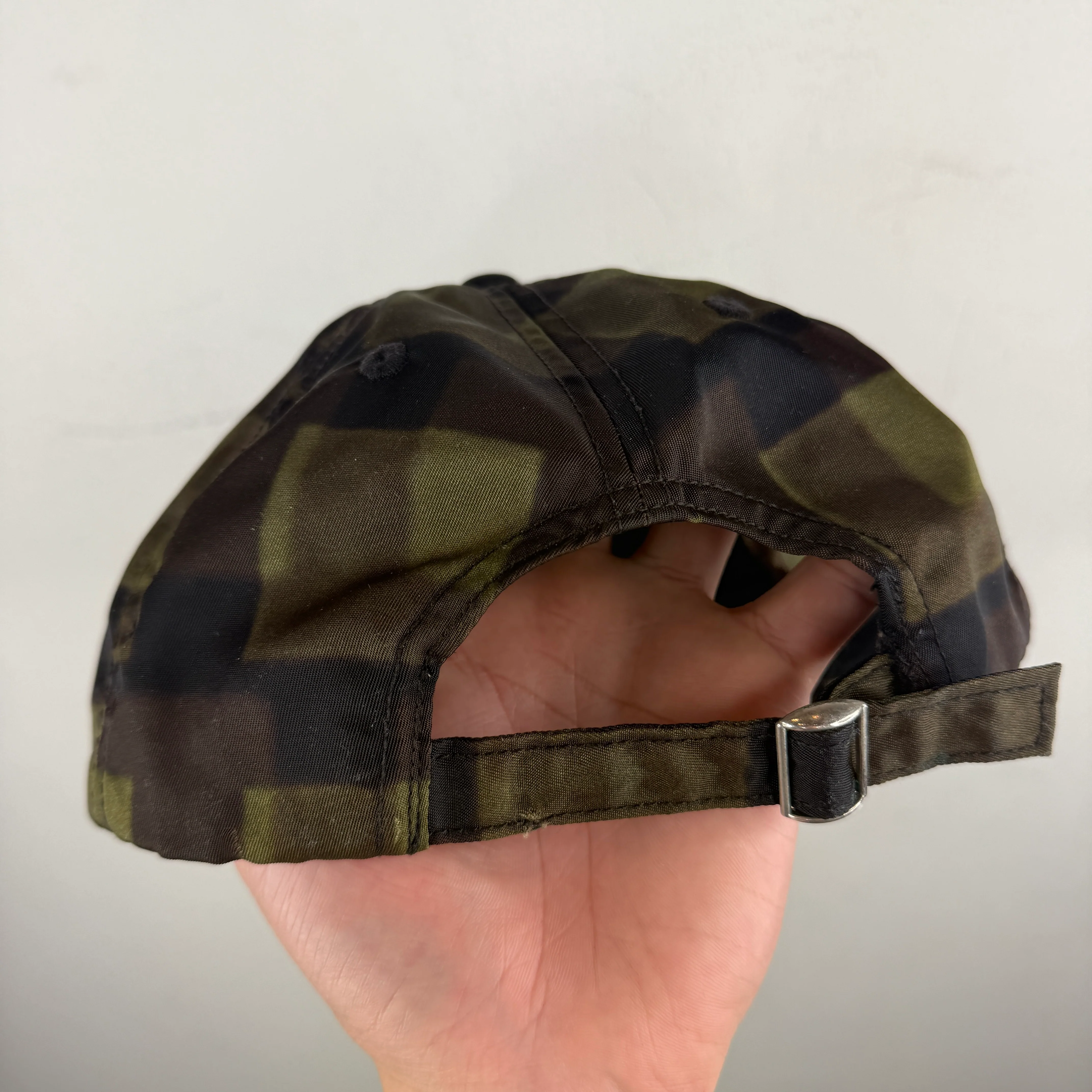 Dries Van Noten Green Printed Poly Hat - Image 2