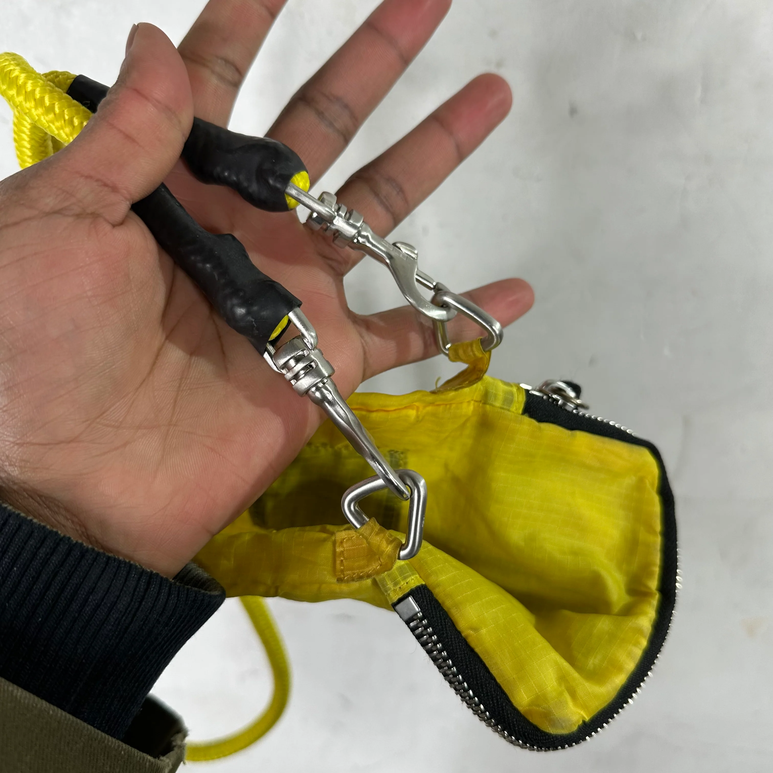 DRKSHDW Yellow Side Pouch - Image 4