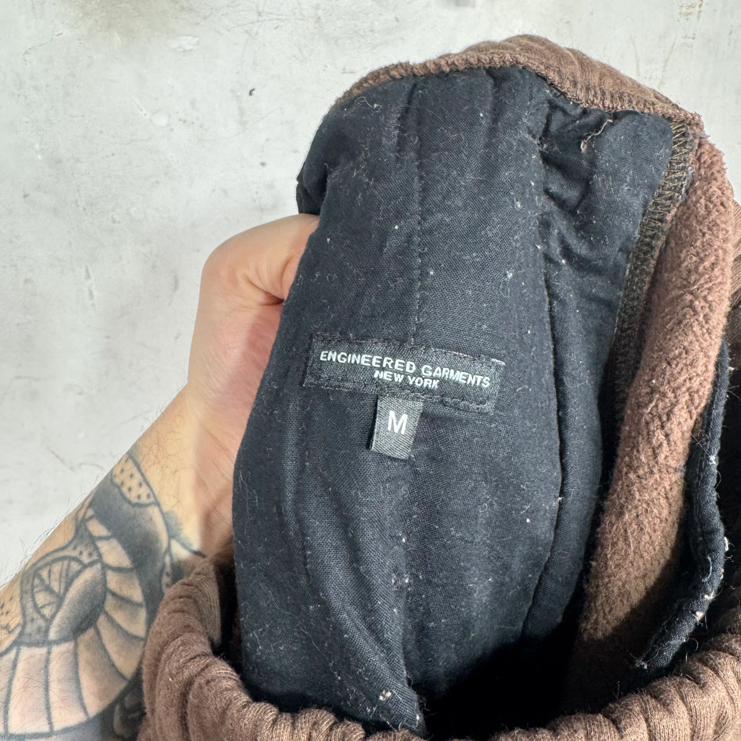 Engineered Garments Brown Sweatpants - Image 4
