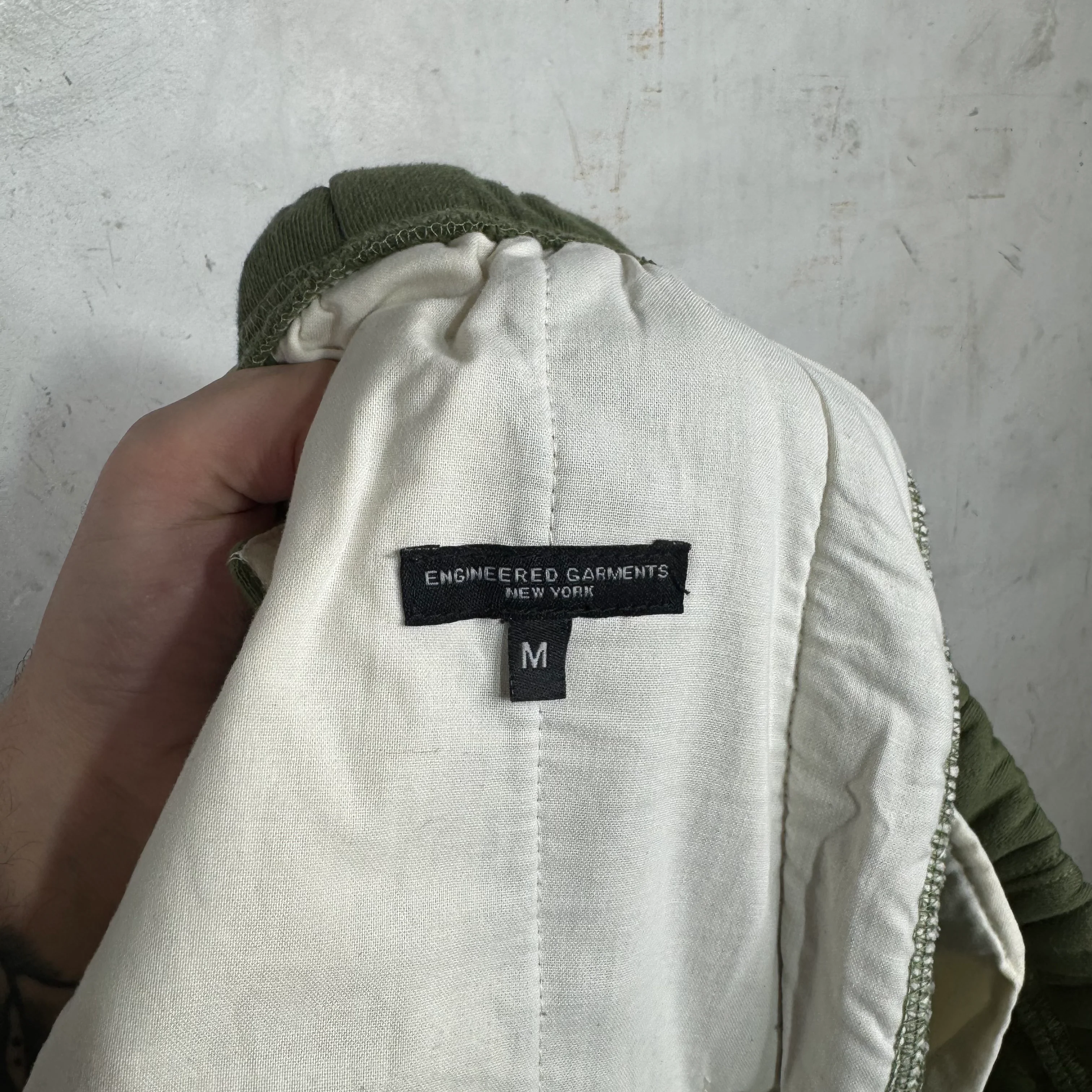 Engineered Garments Olive Jogger Sweatpants - Image 4