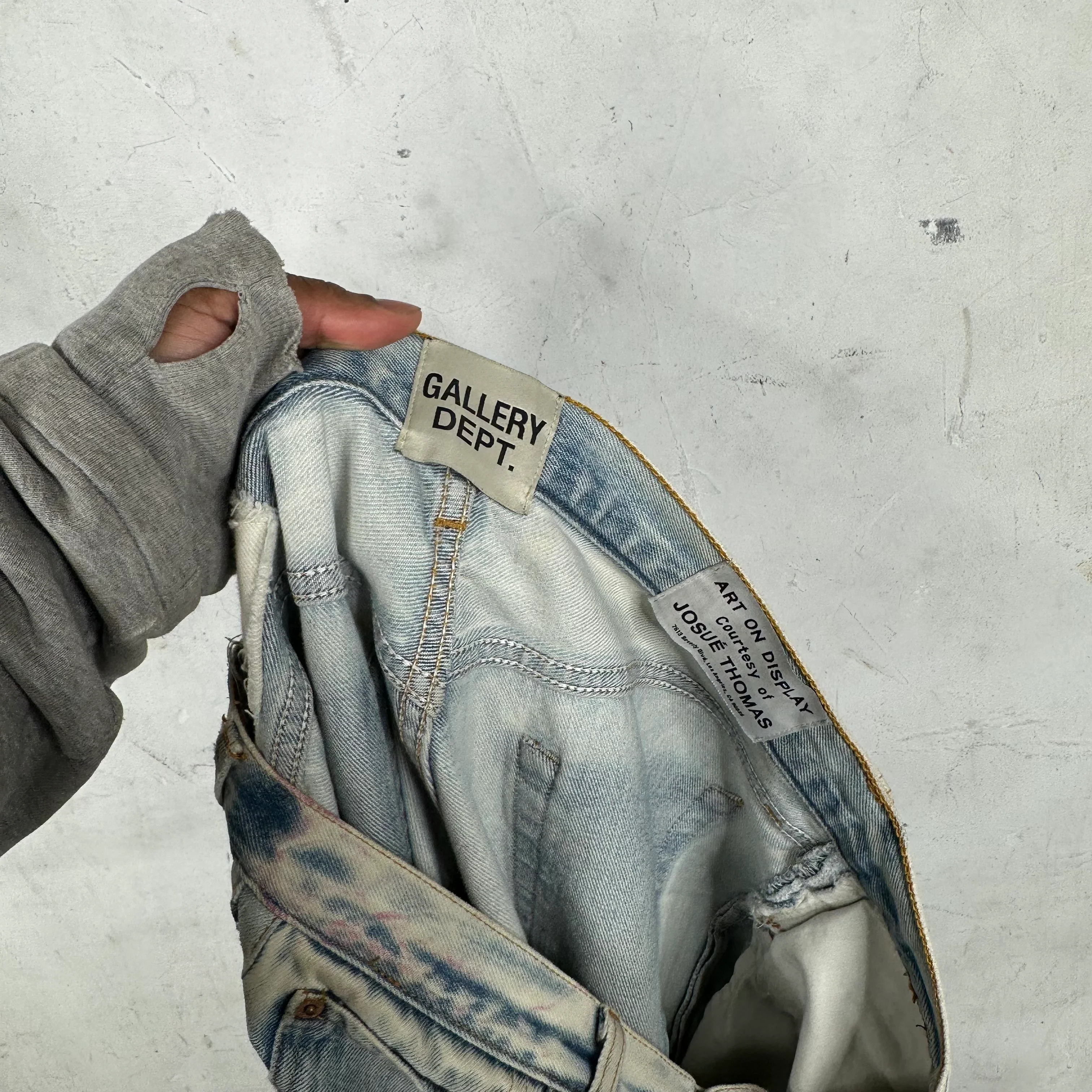 Gallery Dept Distressed Flared Jeans - Image 3