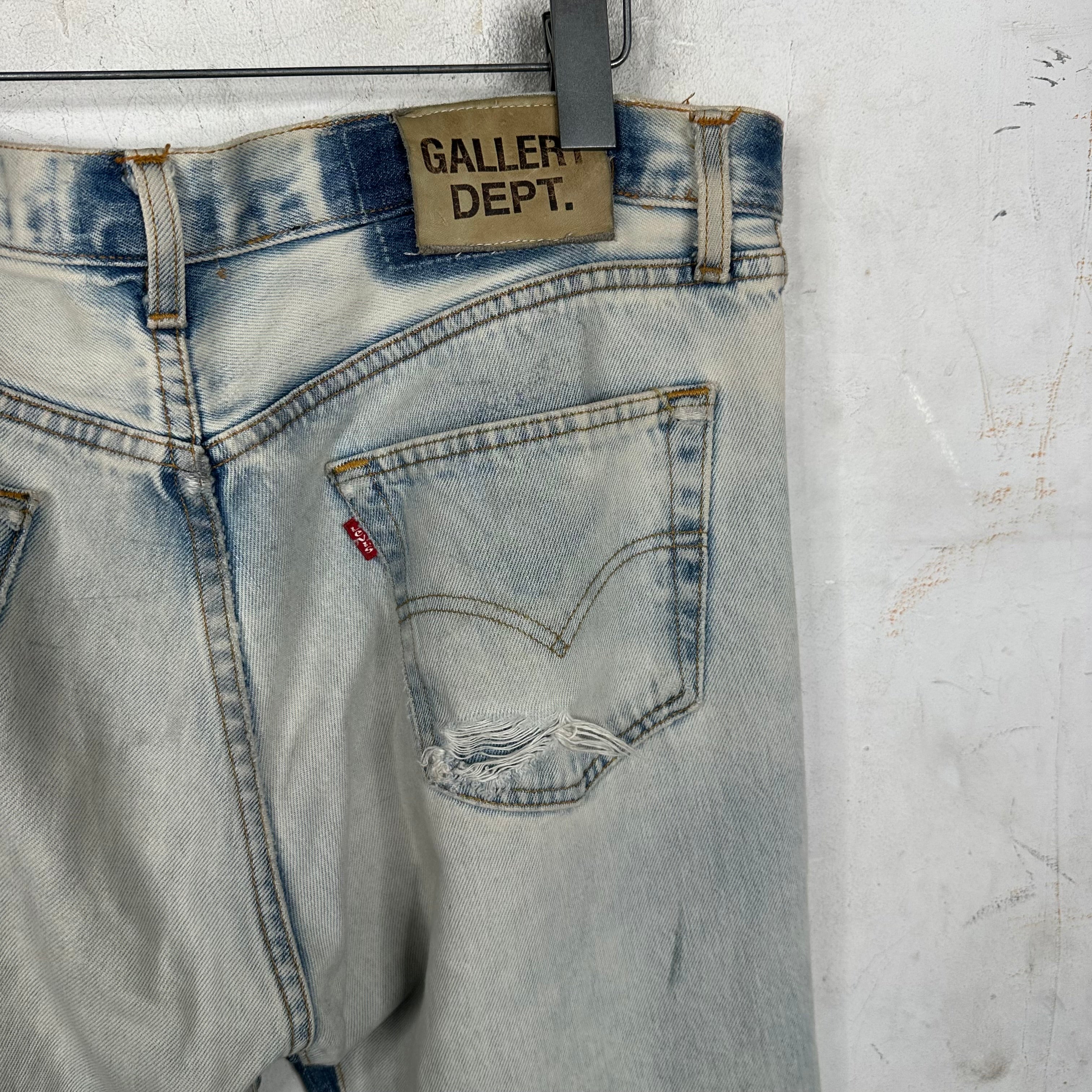 Gallery Dept Distressed Flared Jeans - Image 4