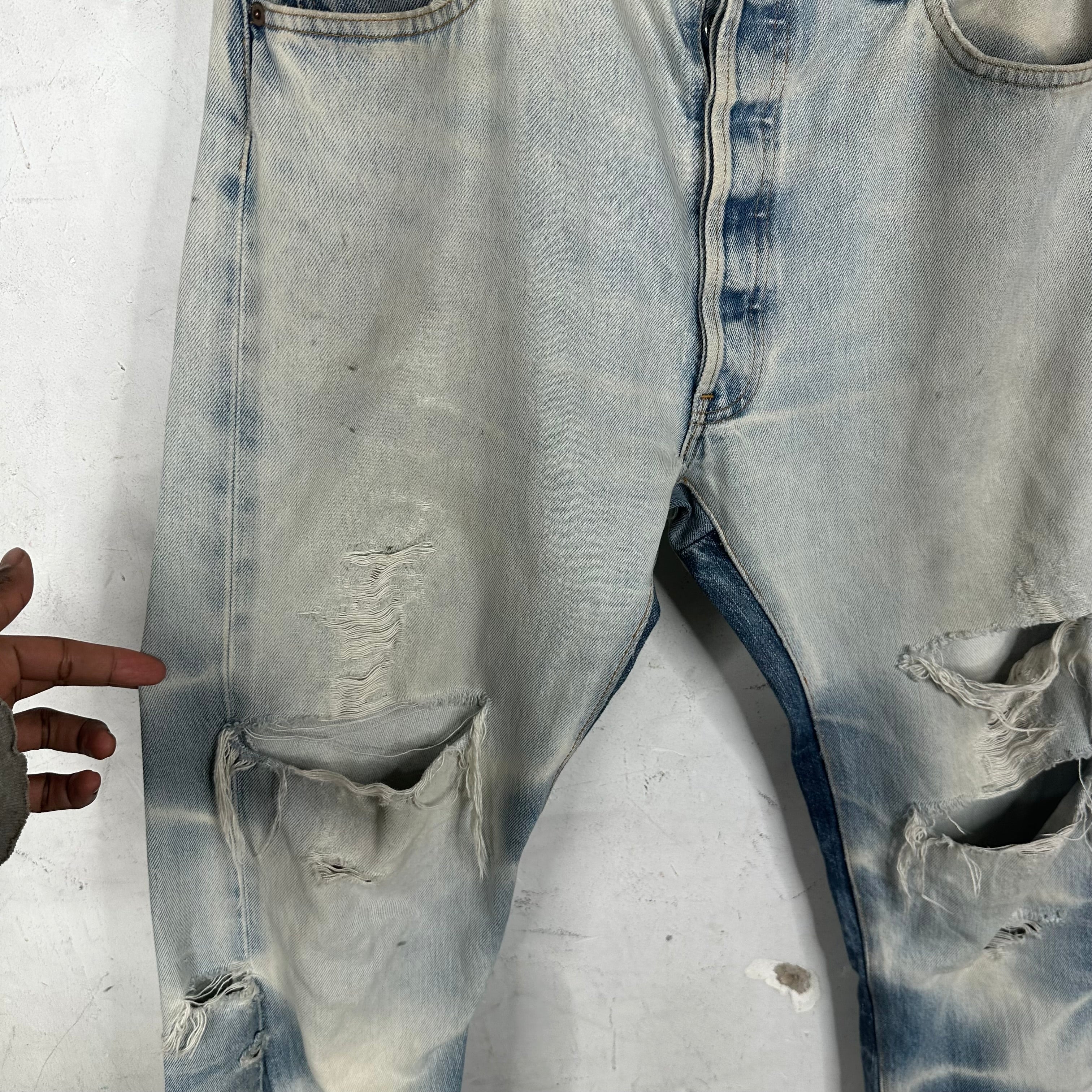 Gallery Dept Distressed Flared Jeans - Image 6