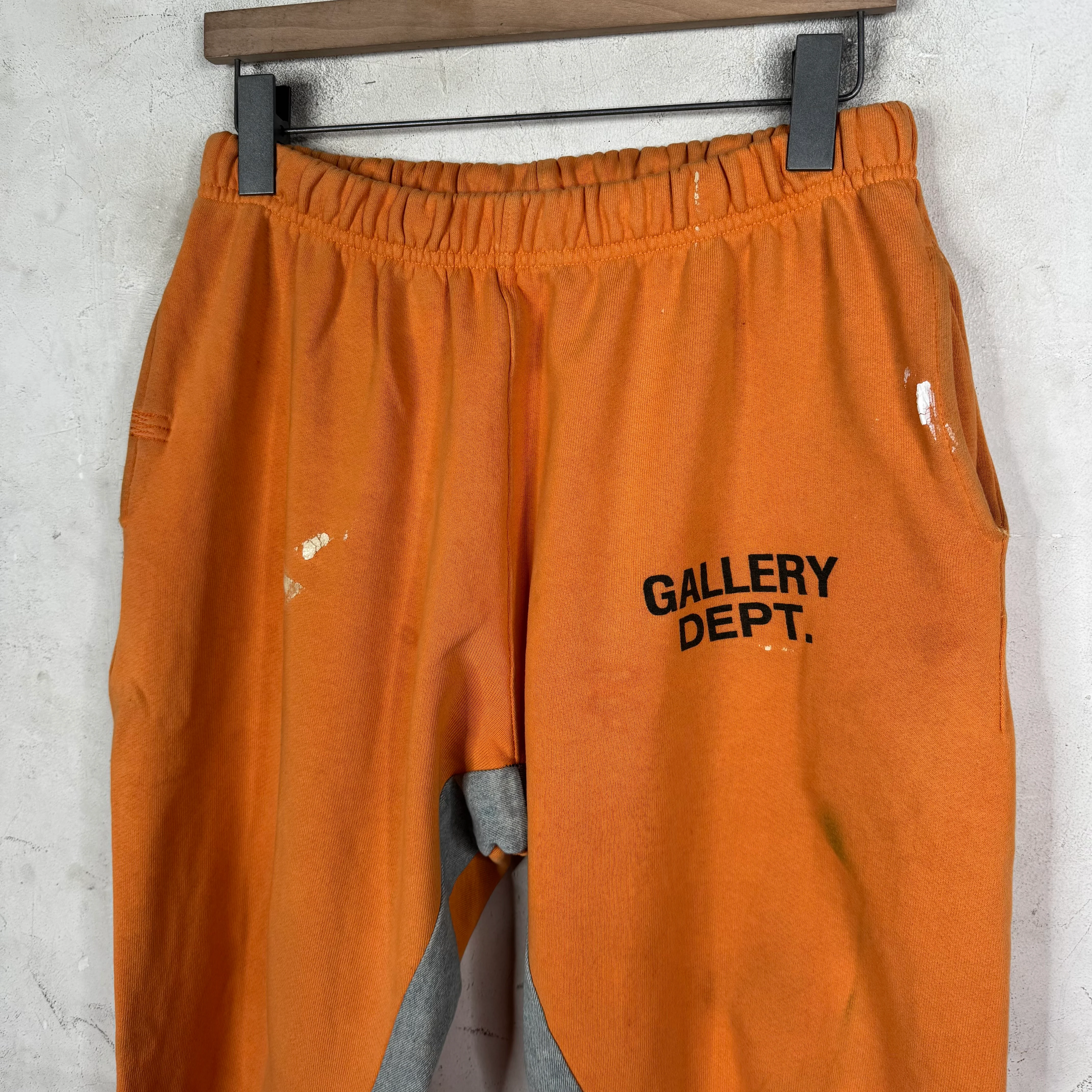 Gallery Dept. Flared Painter Orange Sweatpants - Image 3
