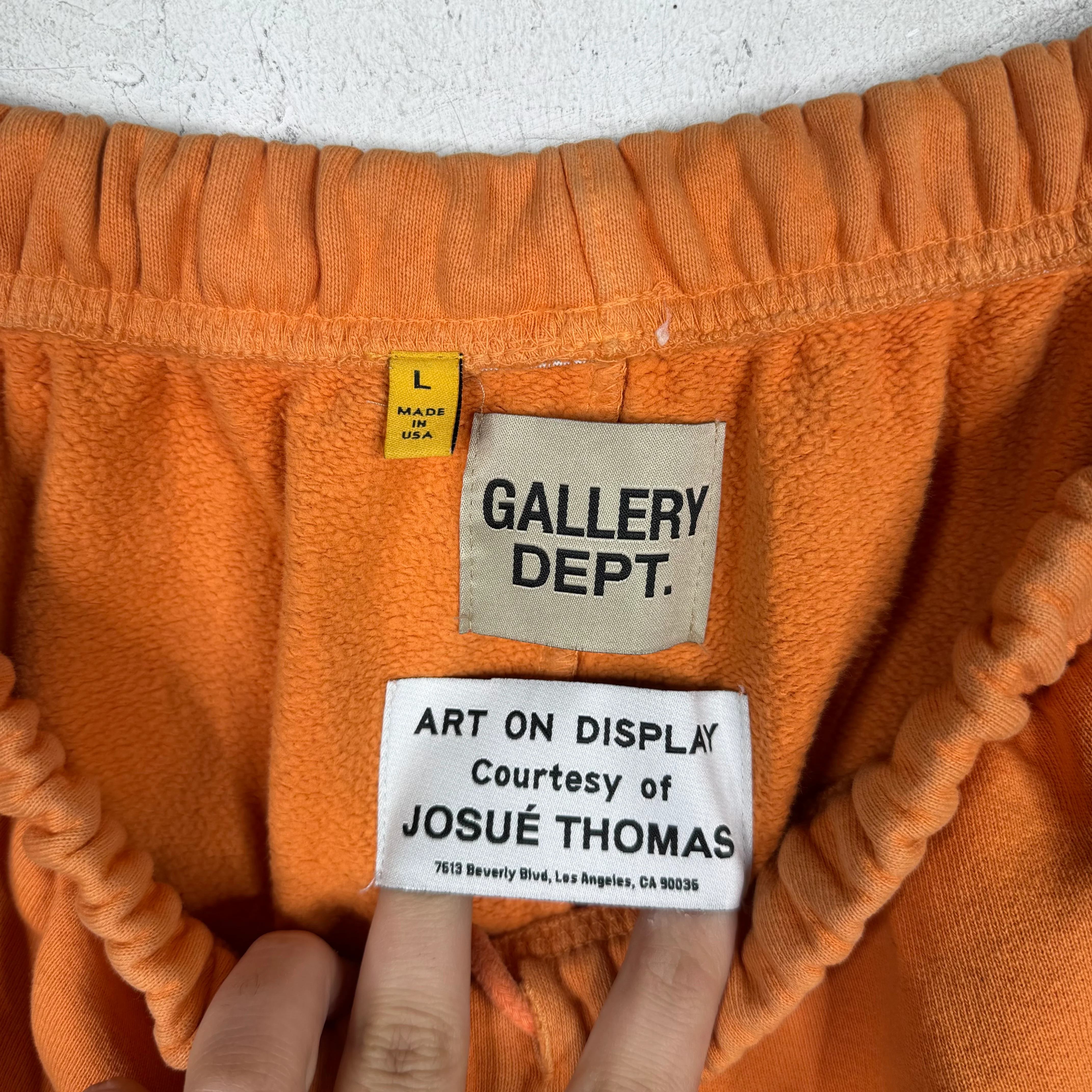 Gallery Dept. Flared Painter Orange Sweatpants - Image 7