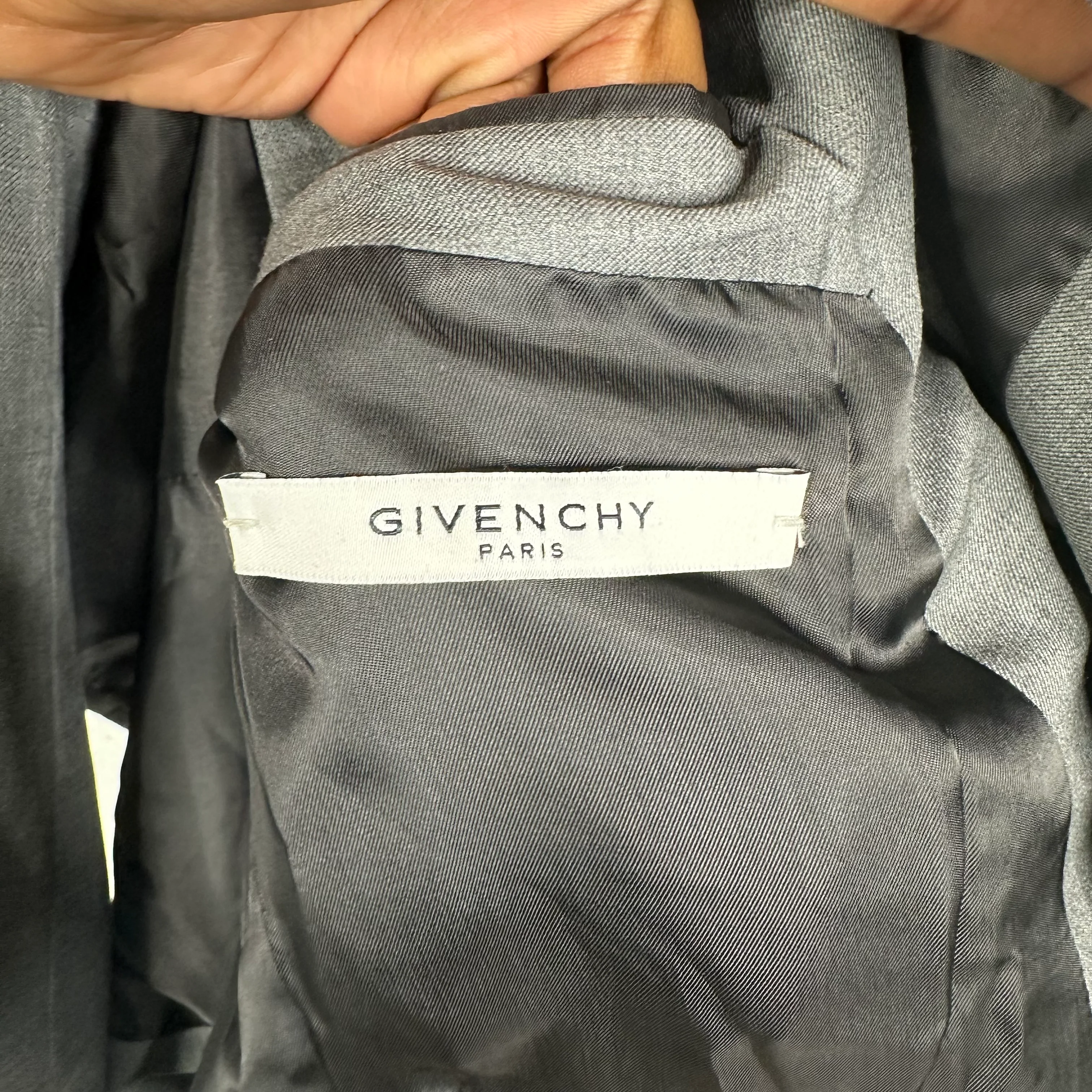 Givenchy Gray Wool Suit Set - Image 3