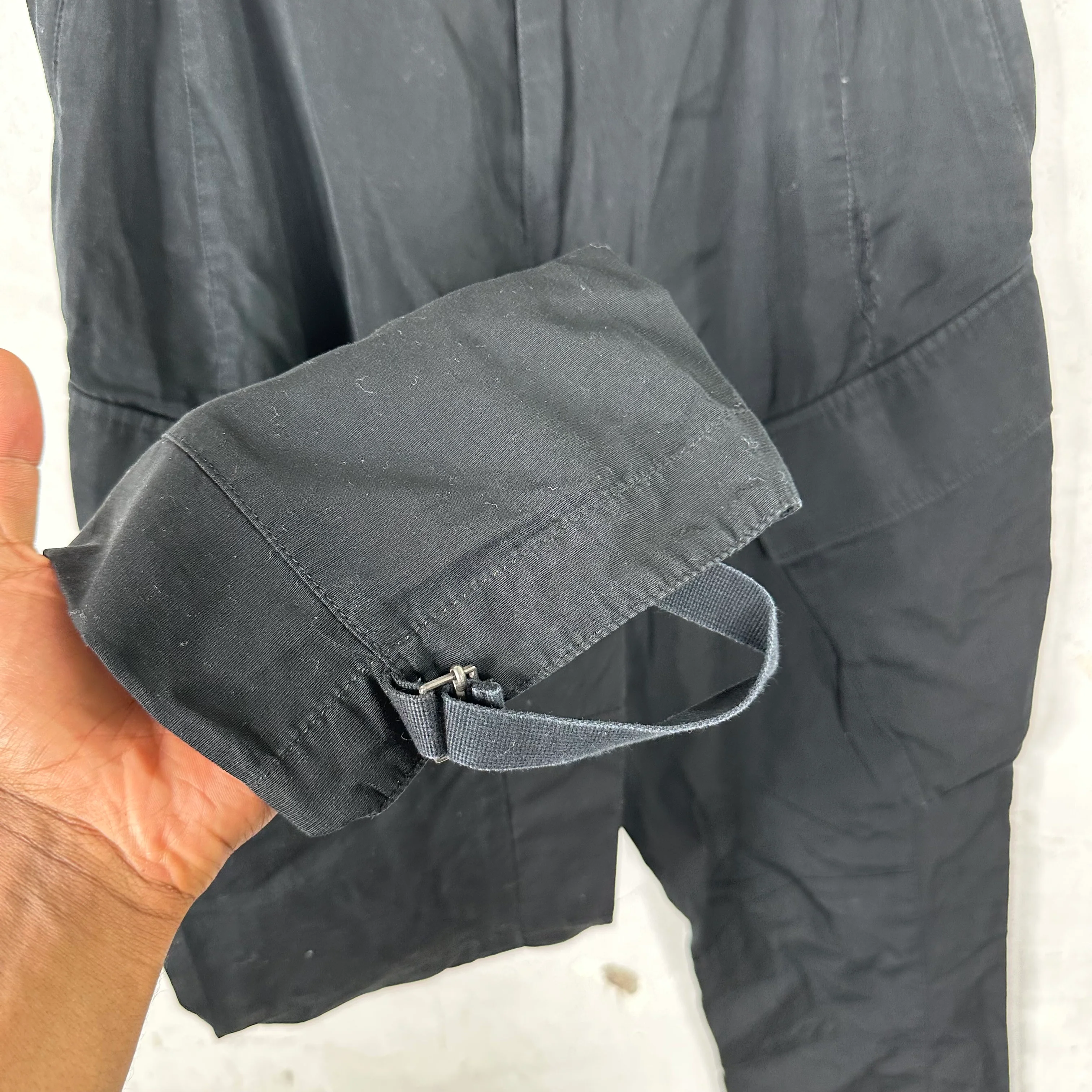 Givenchy Thin Black Cargo Pants - Image 8
