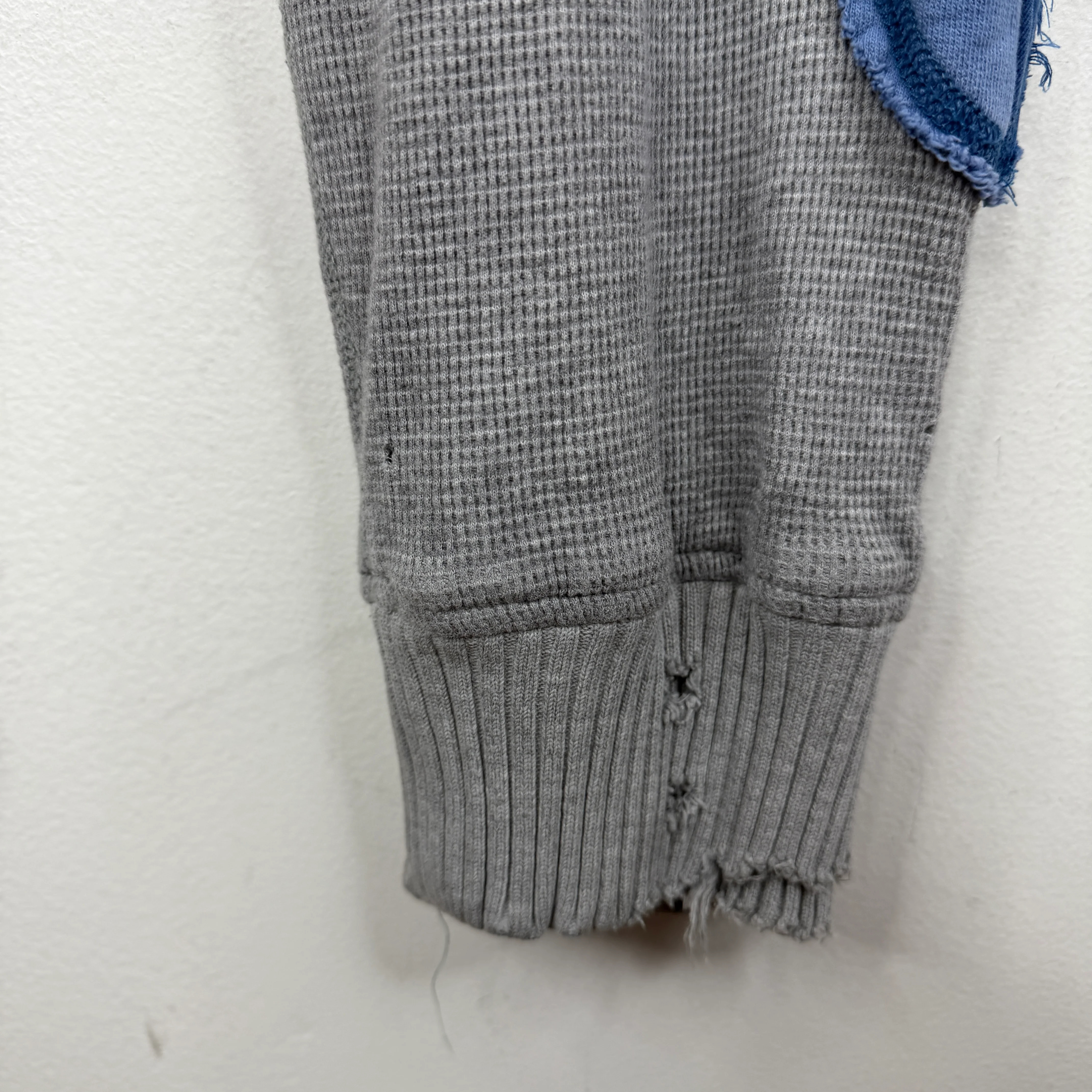 Greg Lauren Blue Hybrid Thermal Cargo Sweatpants - Image 6