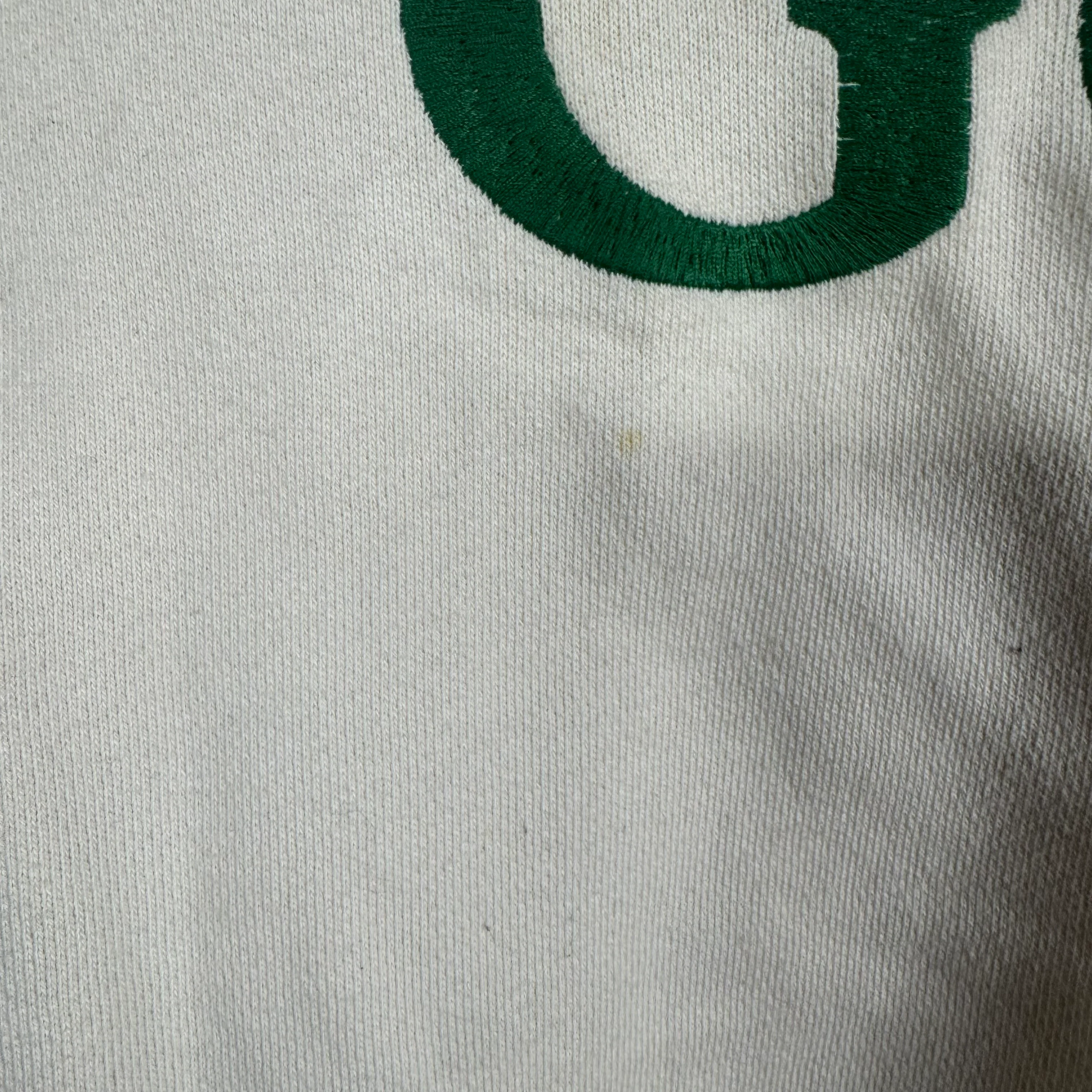 Gucci Beige Double G Embroidered Crewneck - Image 8