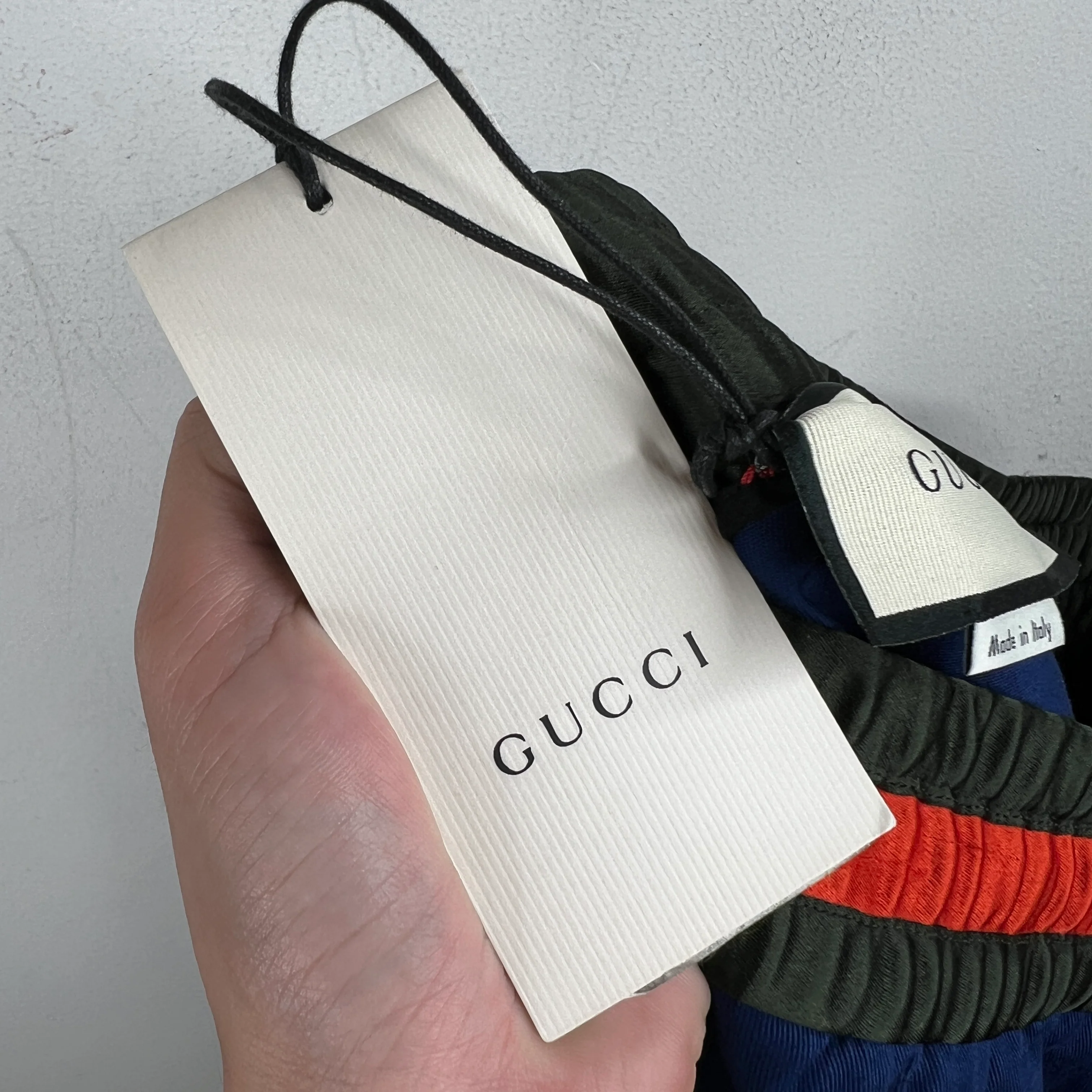 Gucci Blue Elastic Band Pants - Image 5