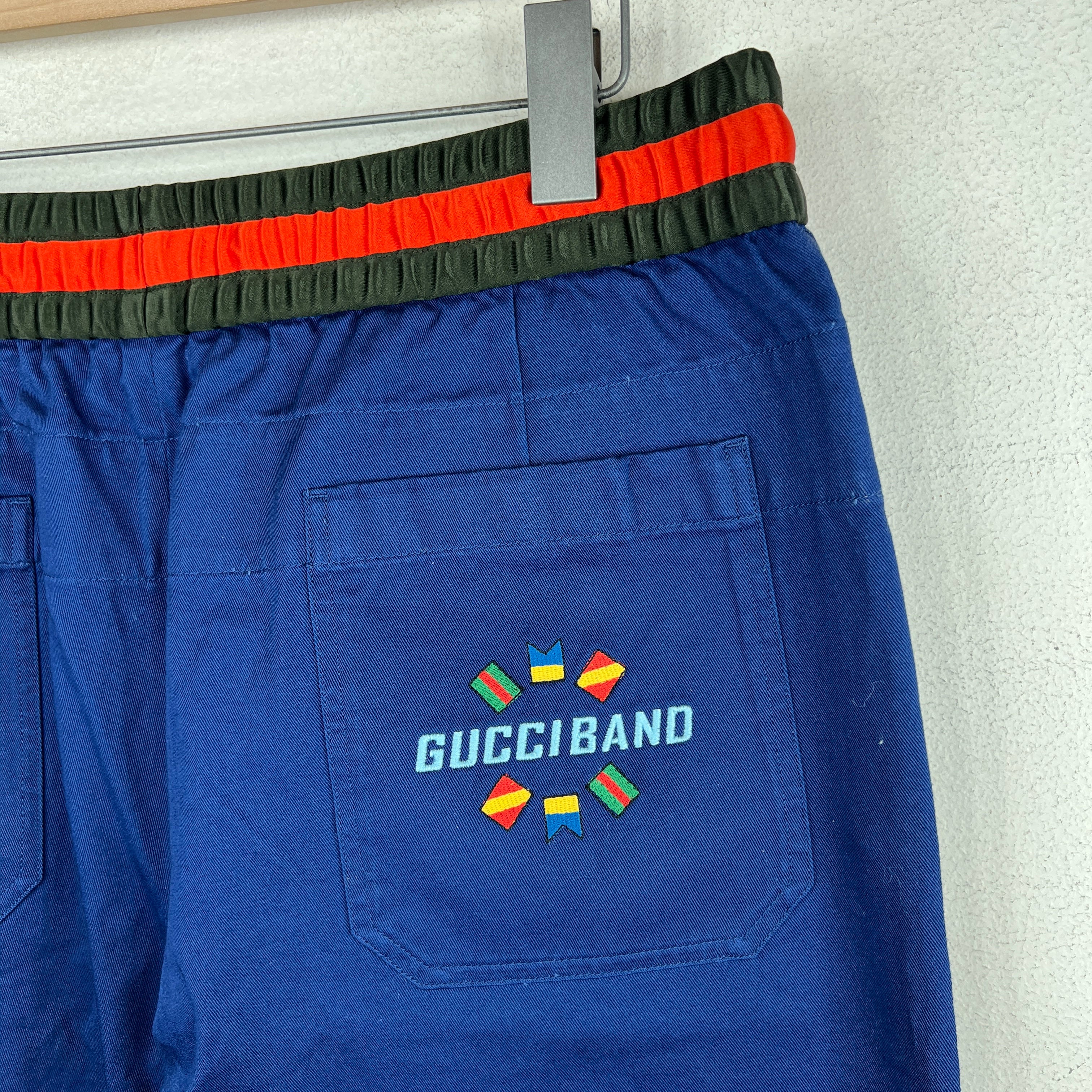 Gucci Blue Elastic Band Pants - Image 7