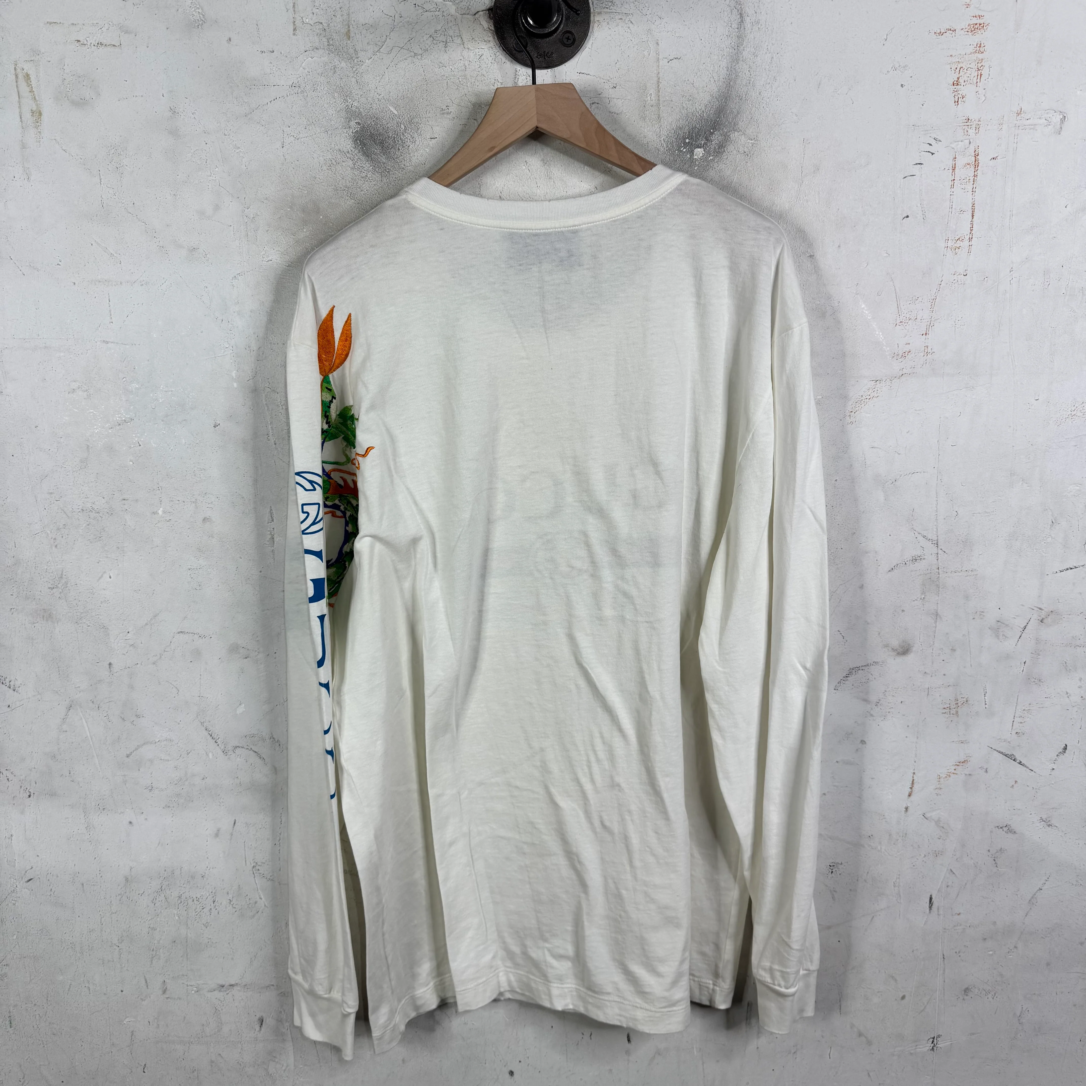 Gucci Classic Logo Embroidered Long Sleeve T-Shirt - Image 2