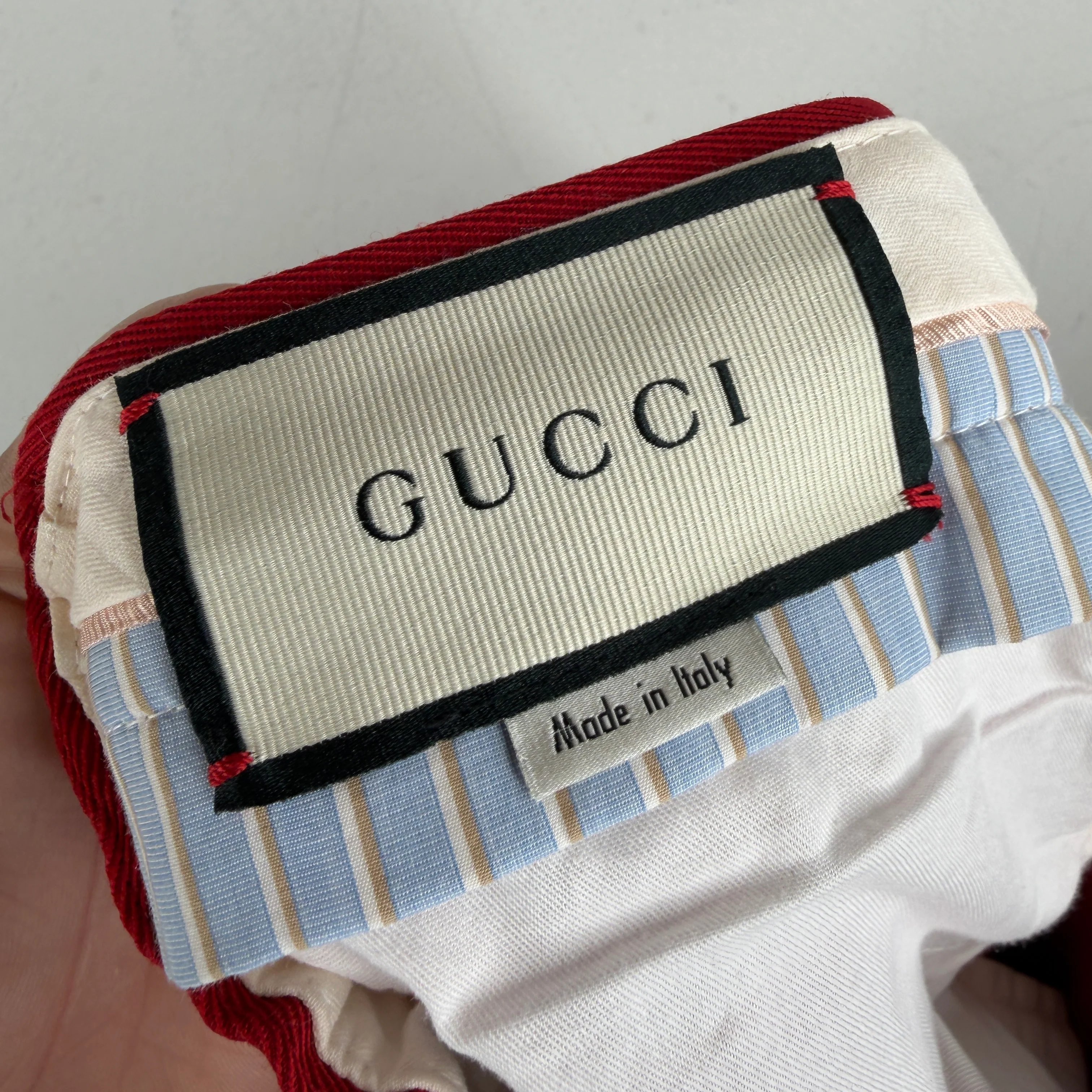 Gucci Red Band Side Stripe Drawstring Track Pants - Image 3