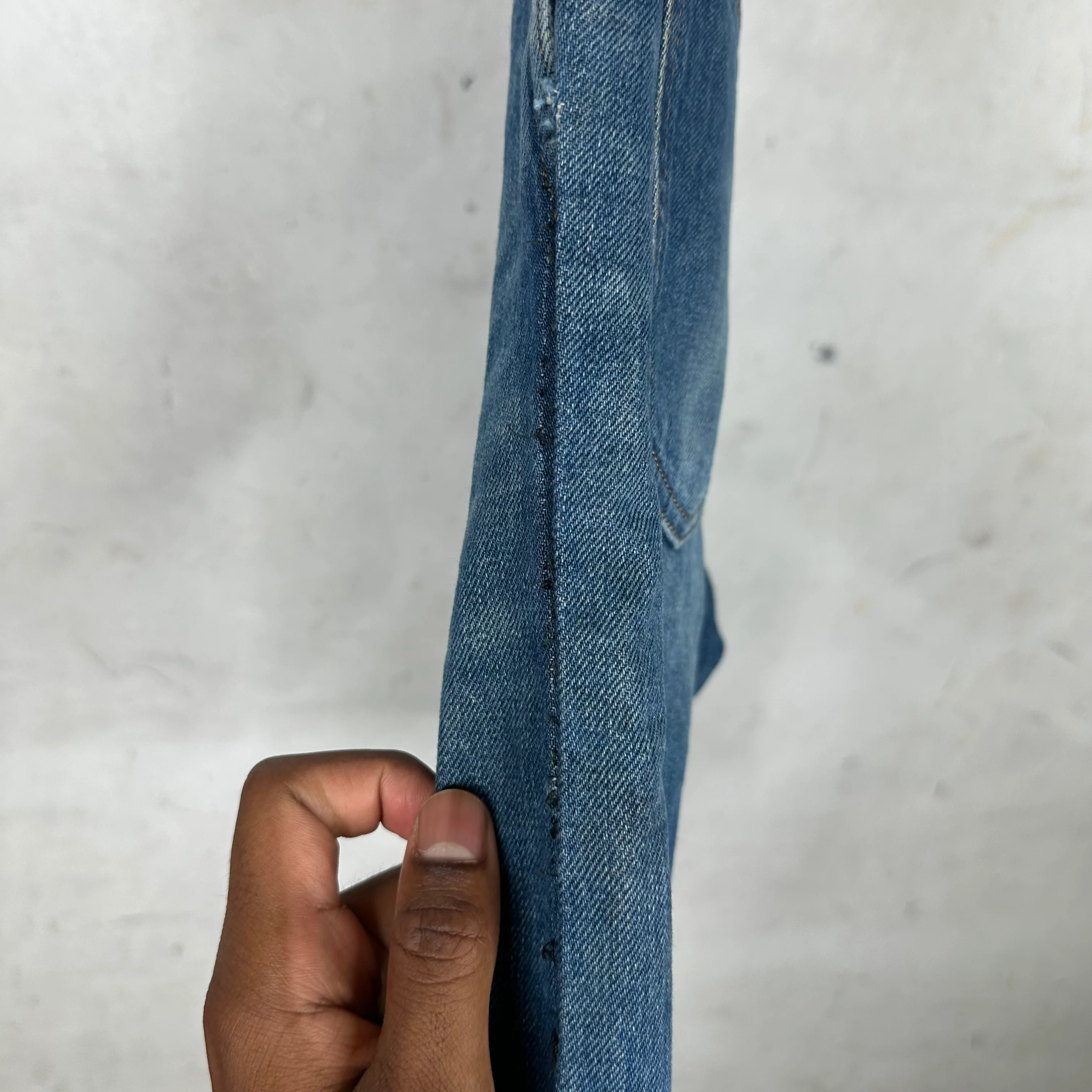 Gucci Snake Patch Jean Shorts - Image 4