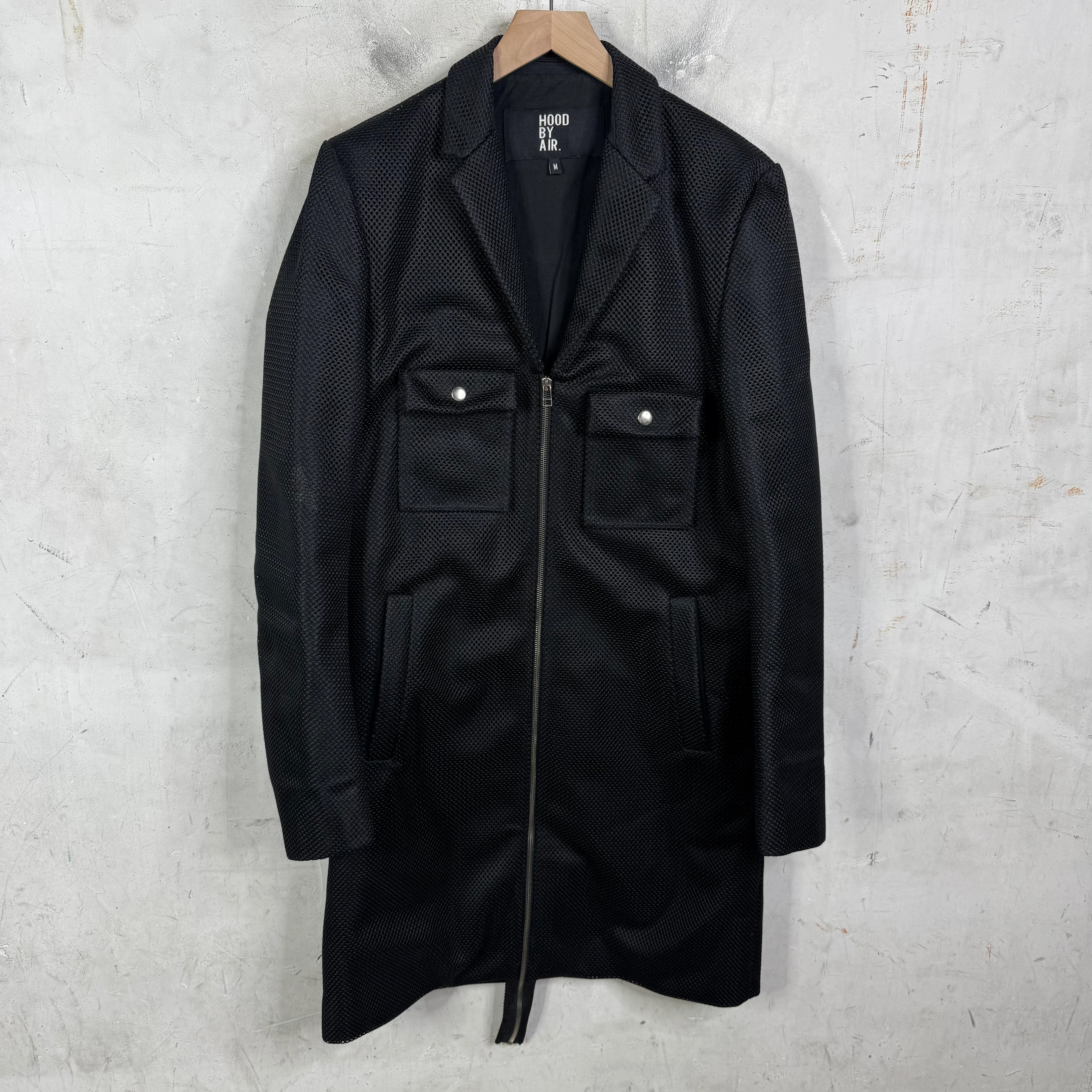 HBA Perforated Long Jacket