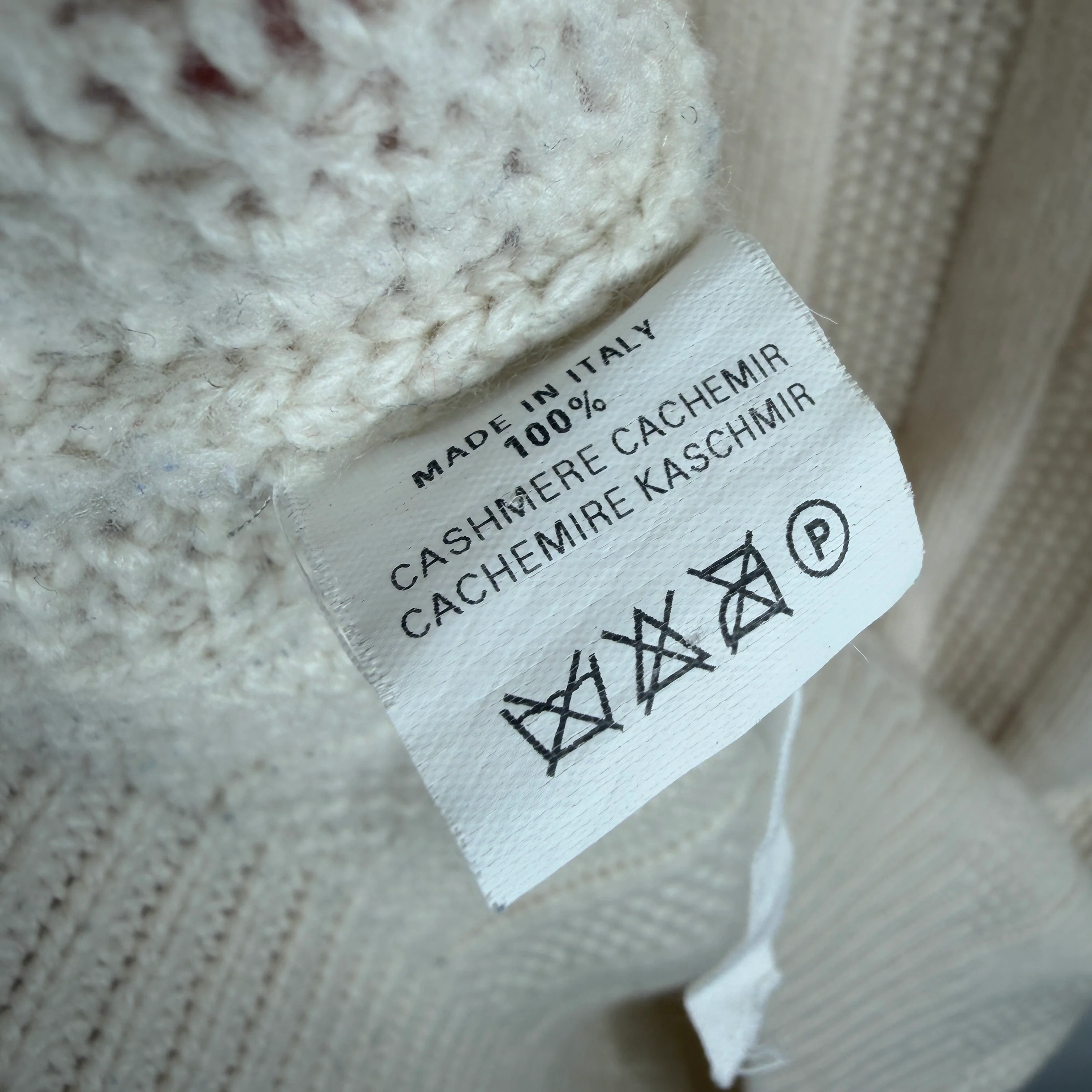 Hermes Beige Cashmere Knit Sweater - Image 5