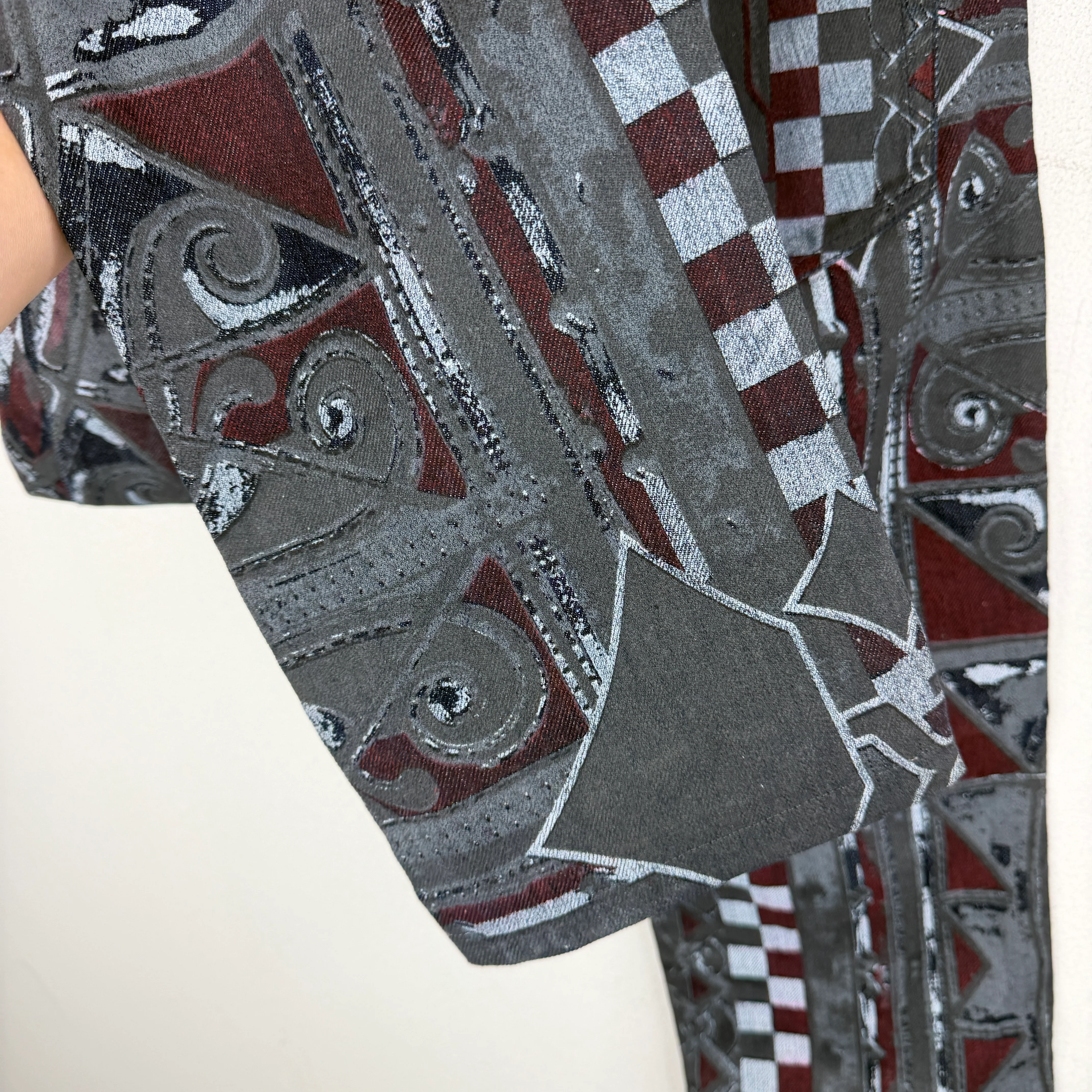 JPG For OVS All Over Print Denim Jeans - Image 9