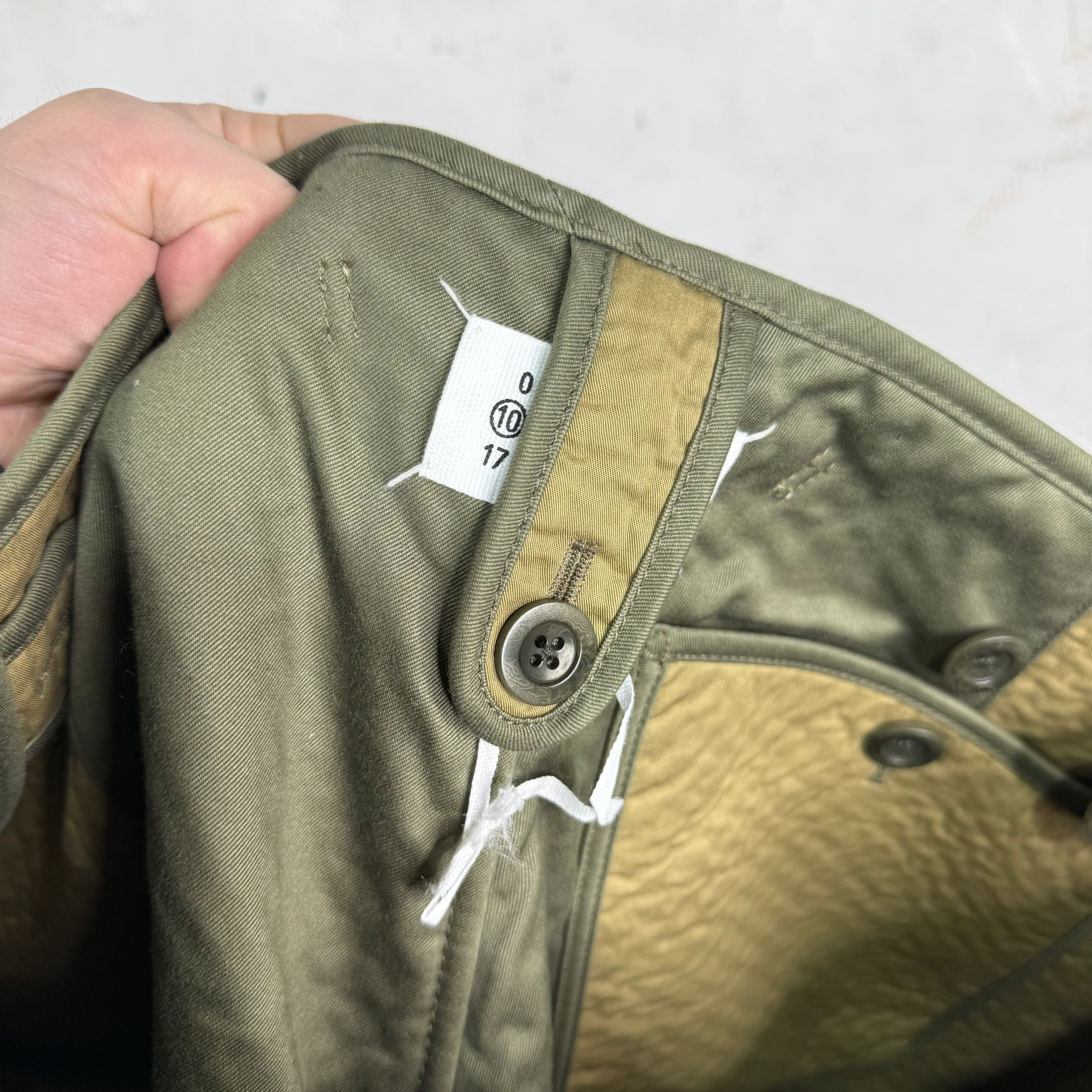 Margiela Reversible Tartan Trousers - Image 3