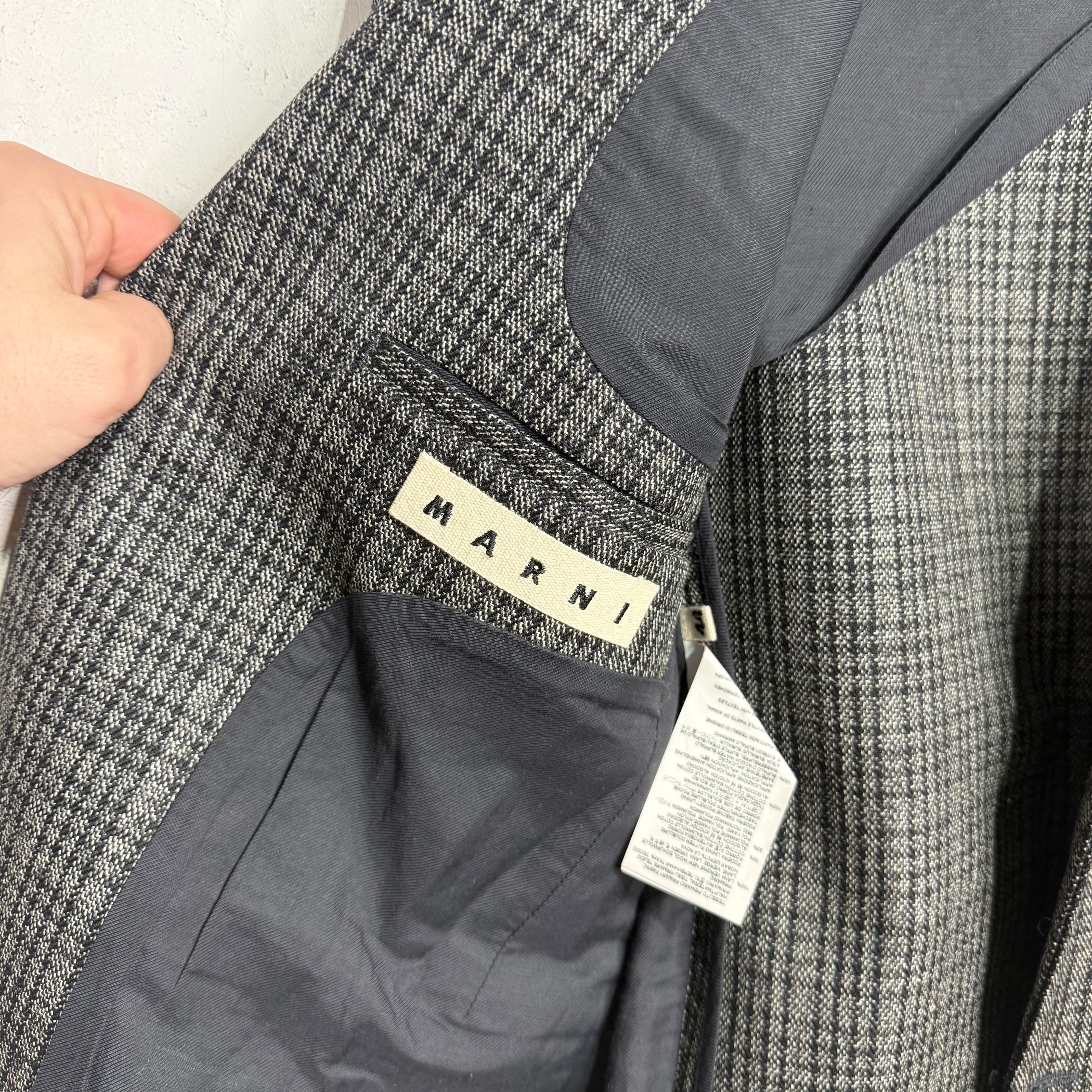 Marni Grey Wool Blazer - Image 3