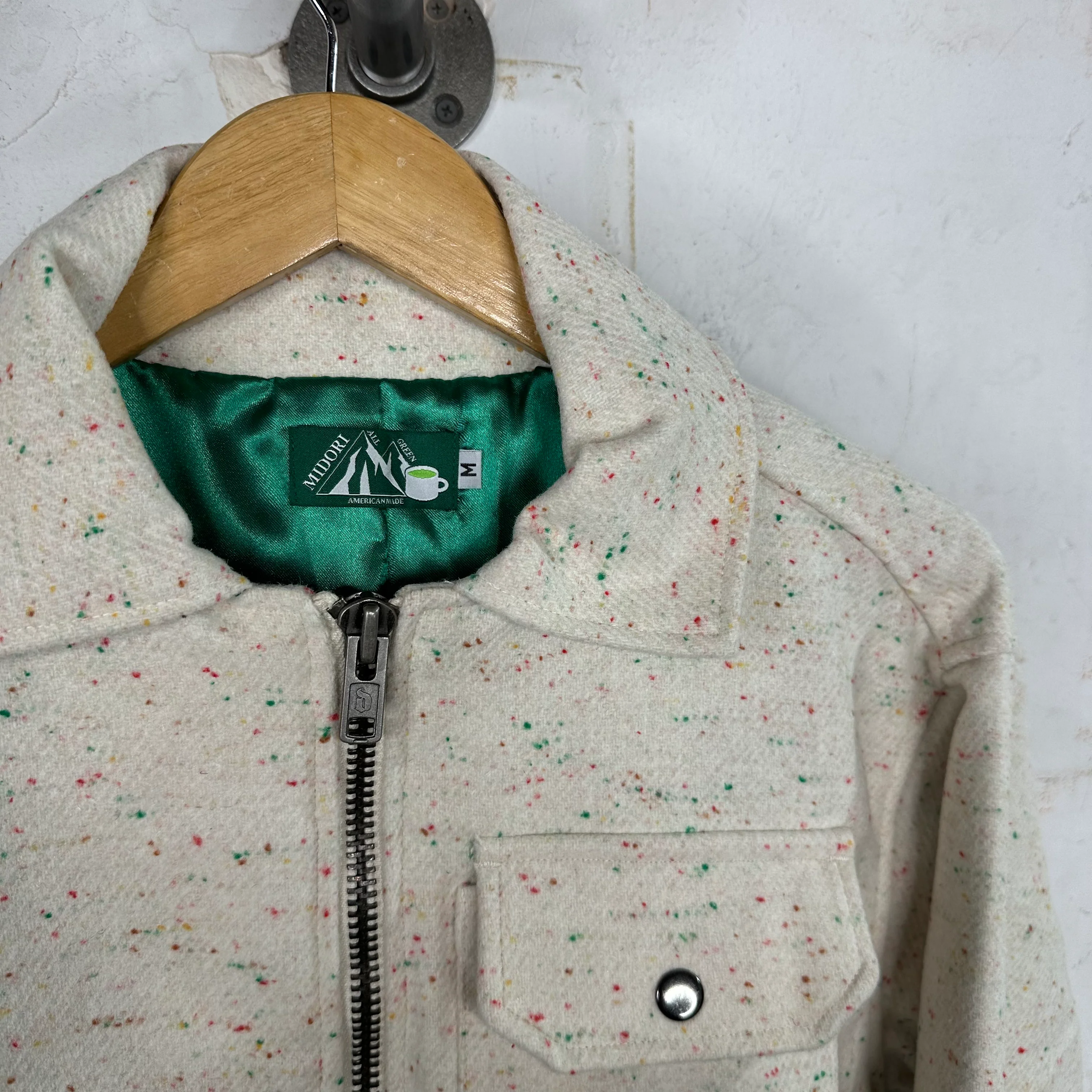 Midori Rainbow Wool Work Jacket - Image 3