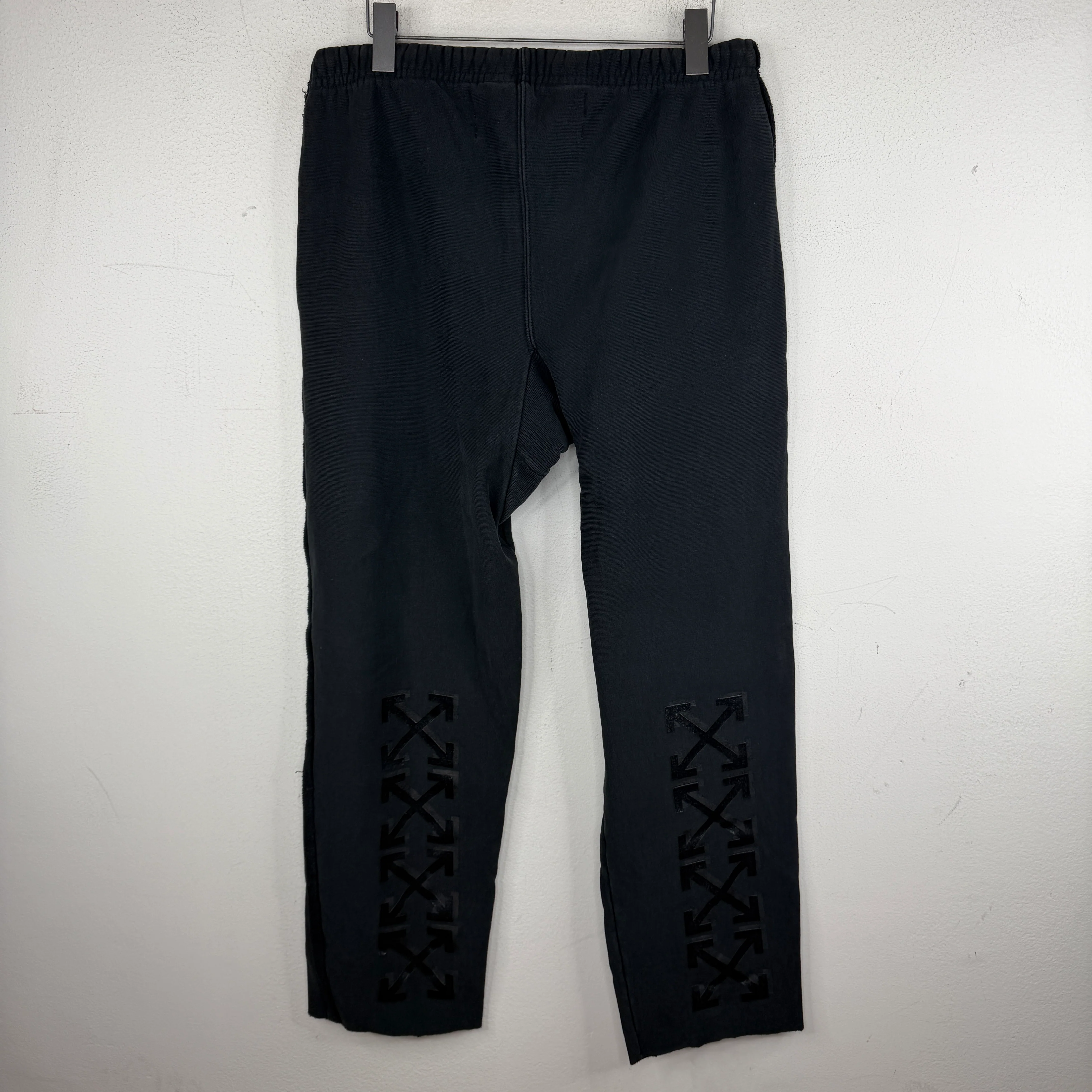 Off White Champion Black Sweatpants - Image 2