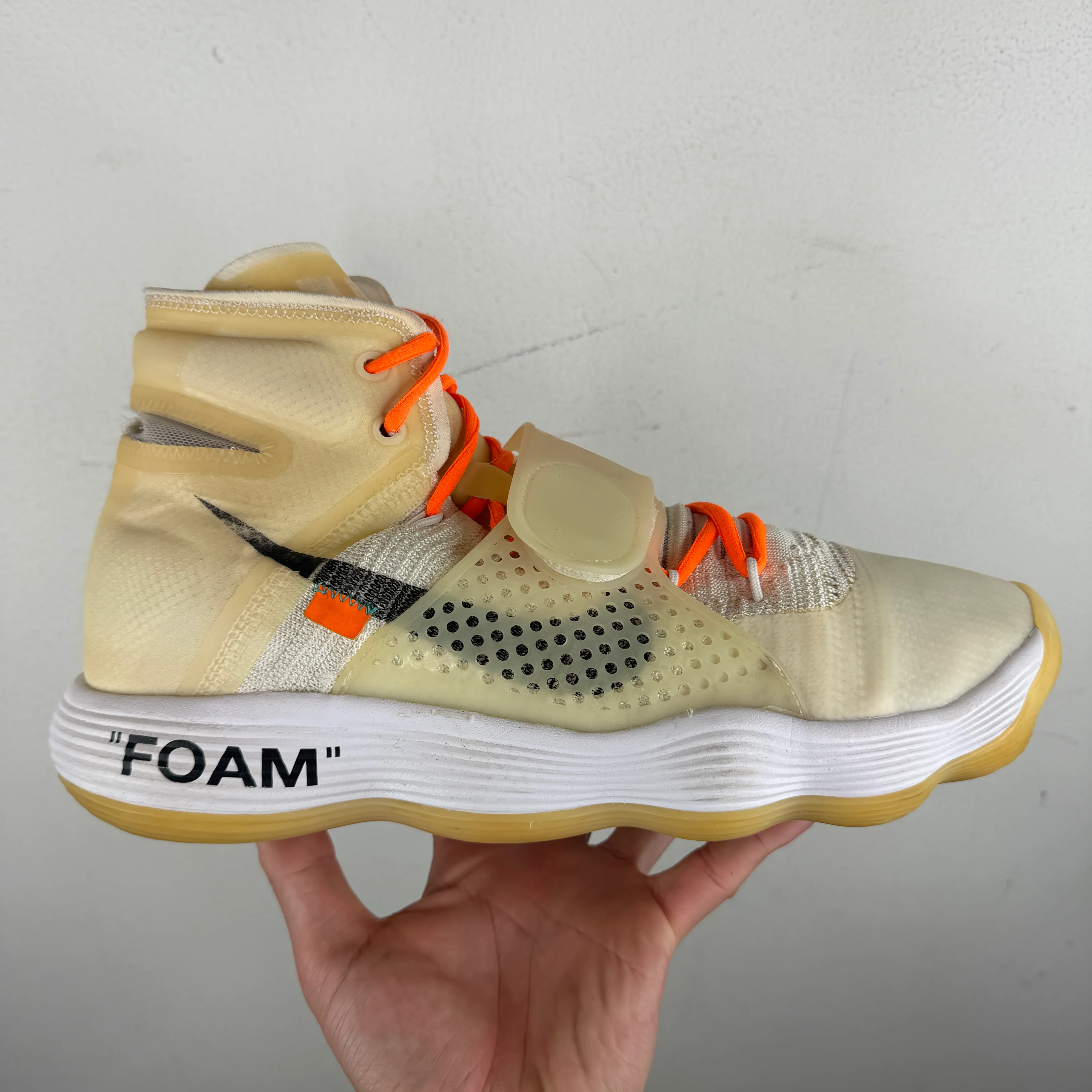Off White Nike Hyperdunk Flyknit Sneakers - Image 2