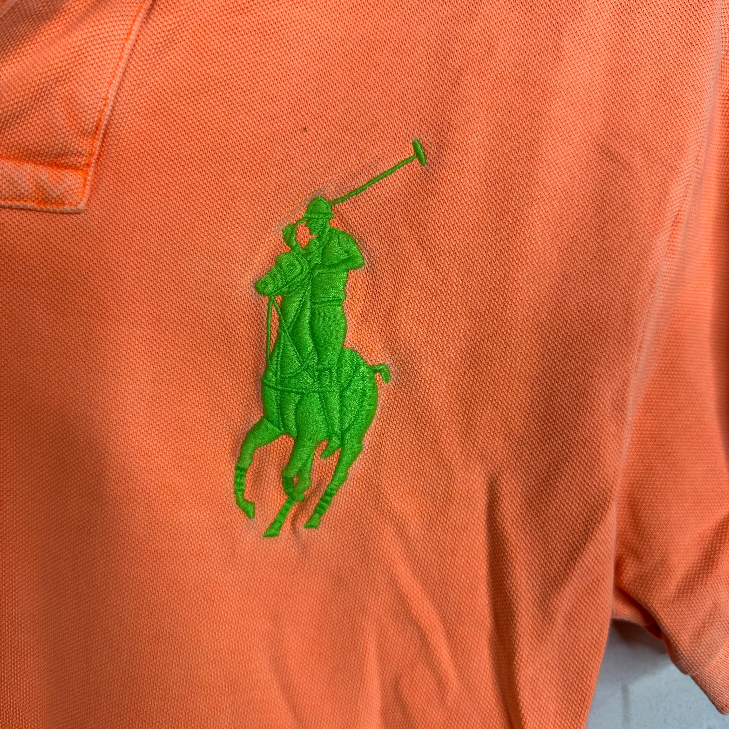 Polo Ralph Lauren Peach Lime Polo - Image 5