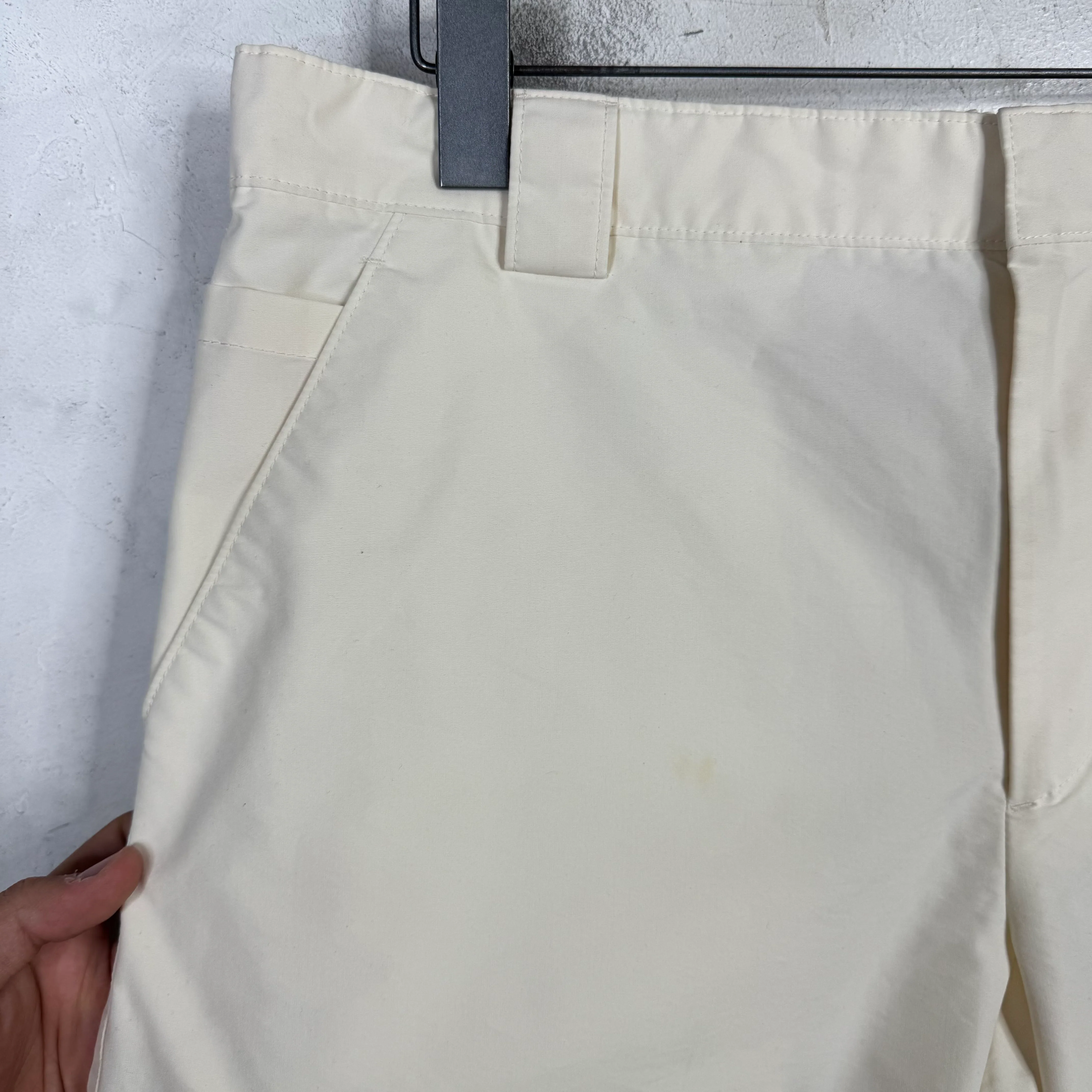 Prada Cream Cotton Cargo Pants - Image 4