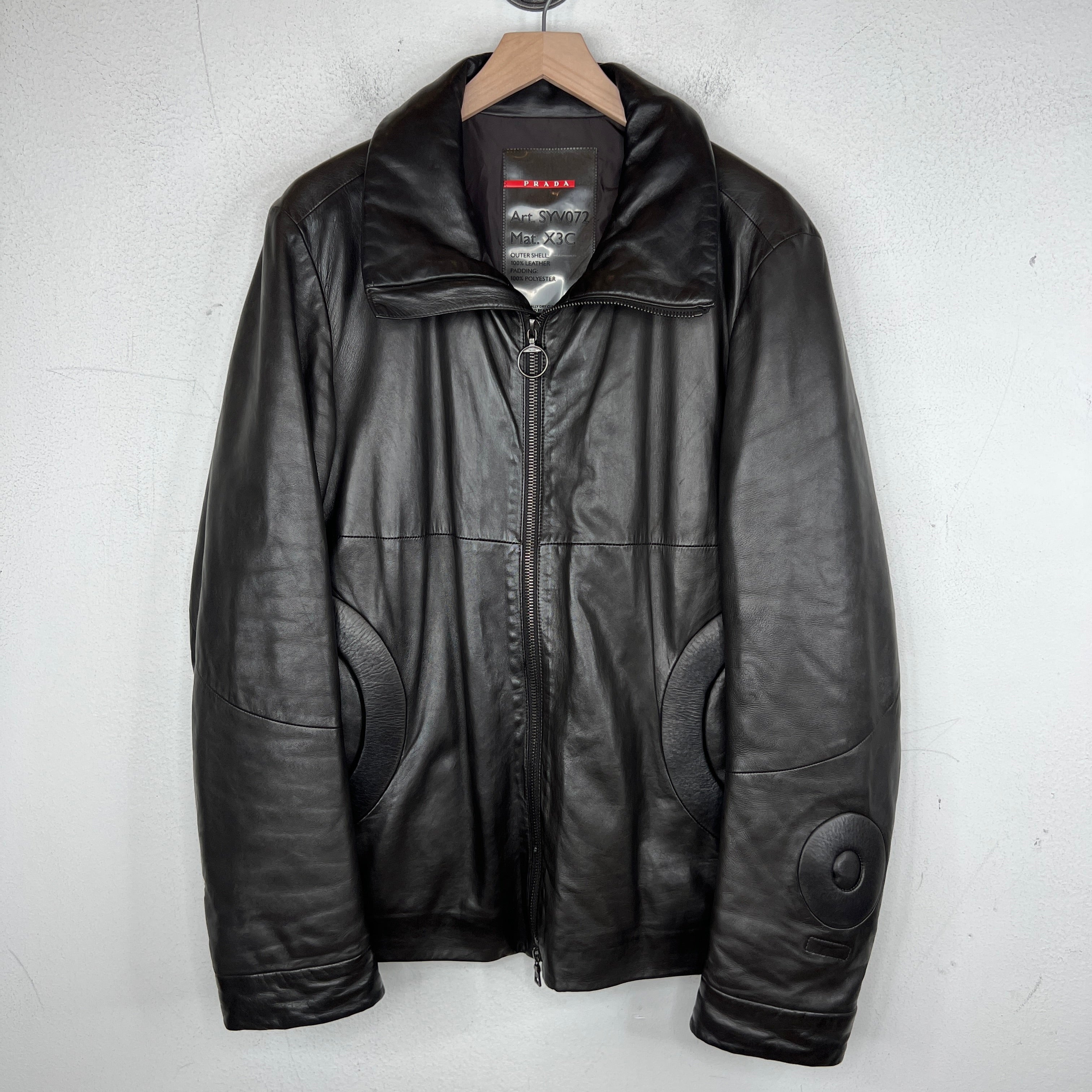 Prada Leather Ski Jacket