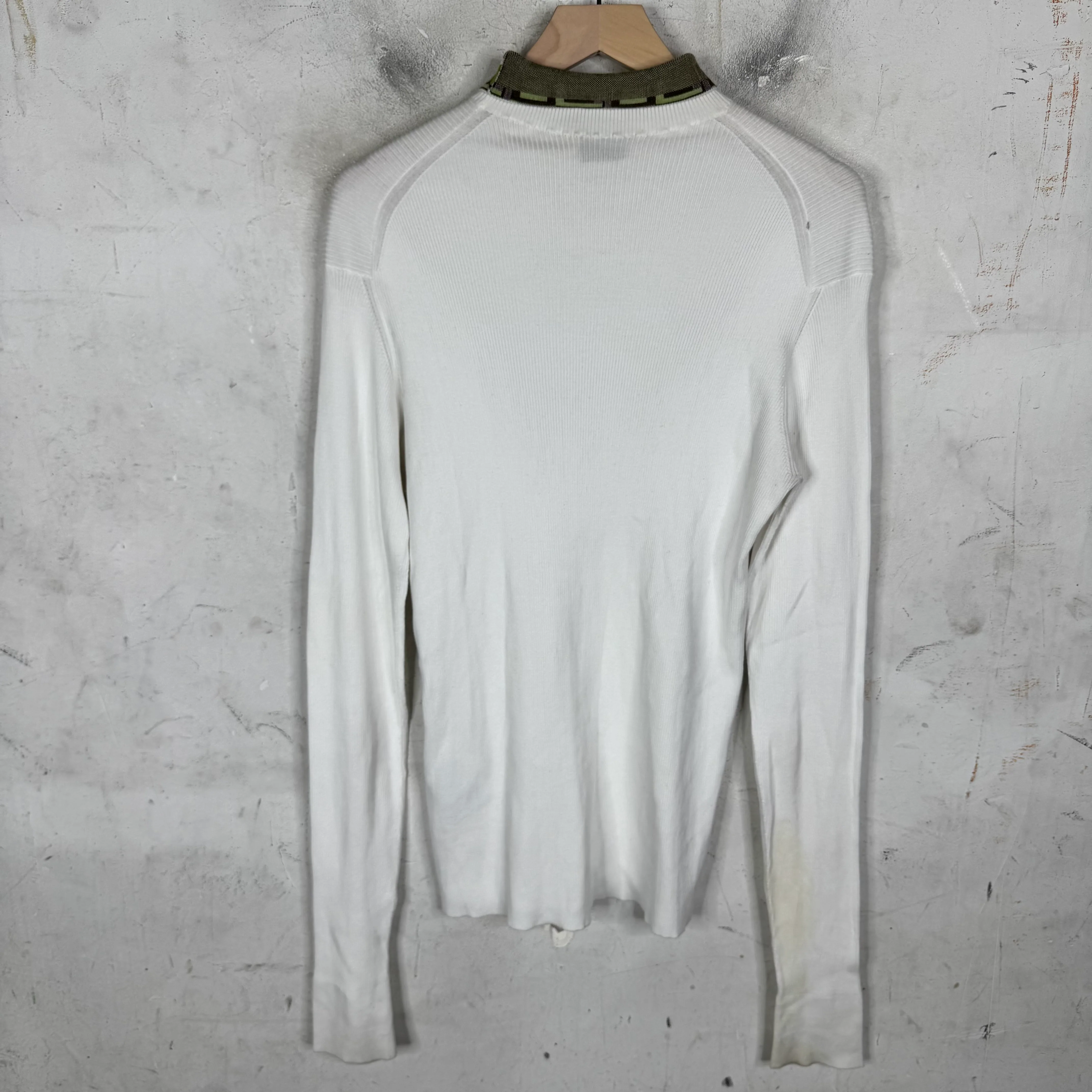 Prada Ribbed Mockneck Shirt - Image 2