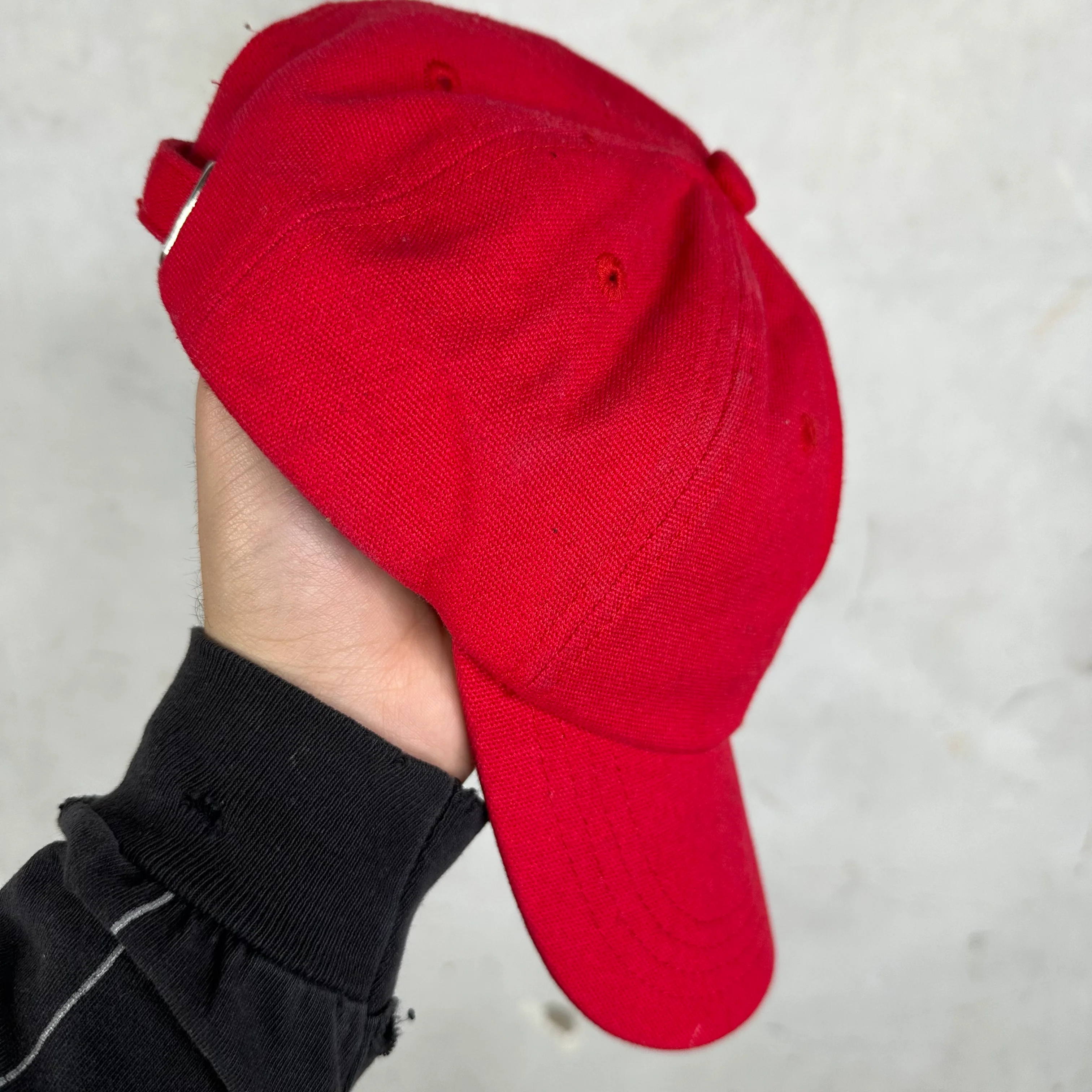 Raf Simons Red Logo Hat - Image 3
