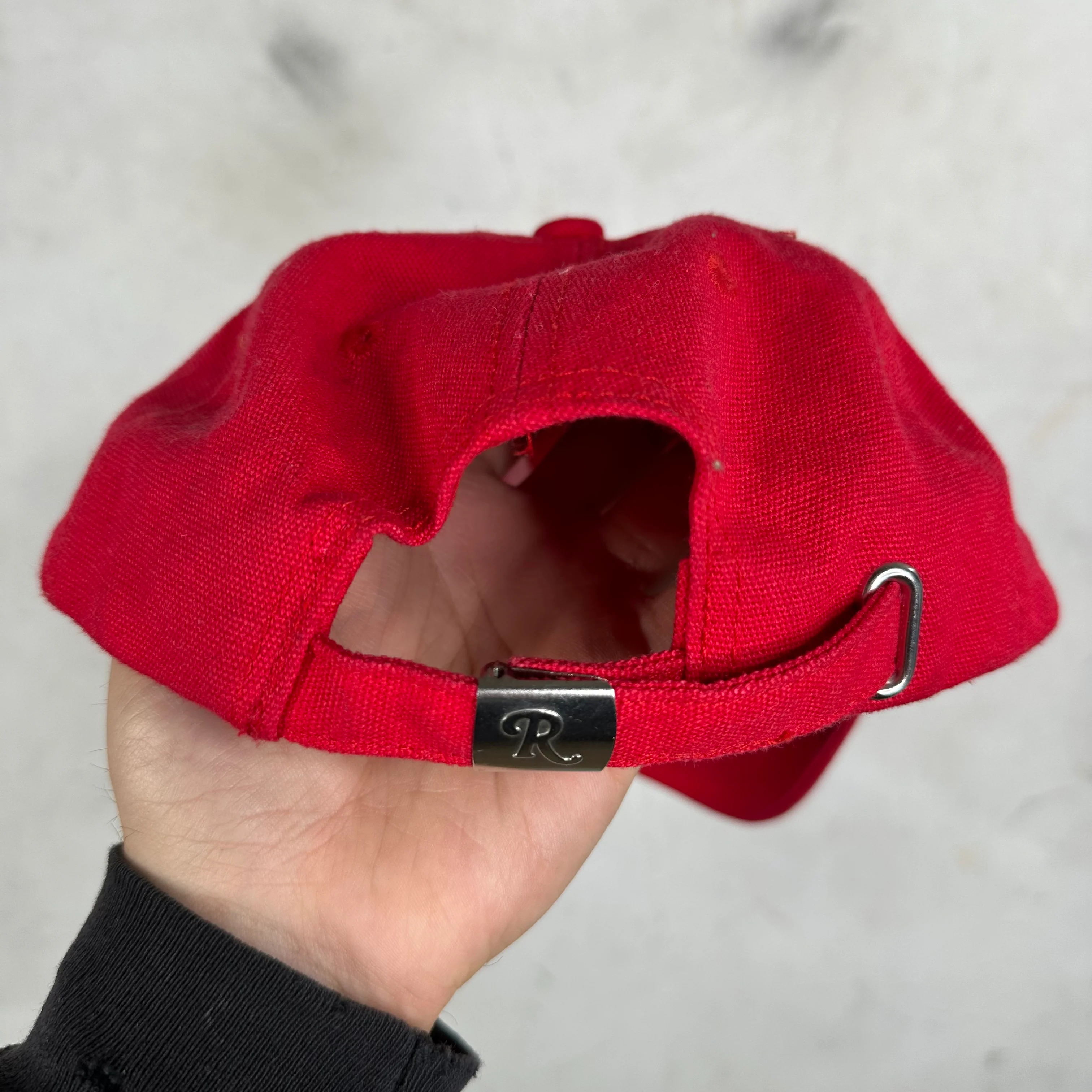 Raf Simons Red Logo Hat - Image 4