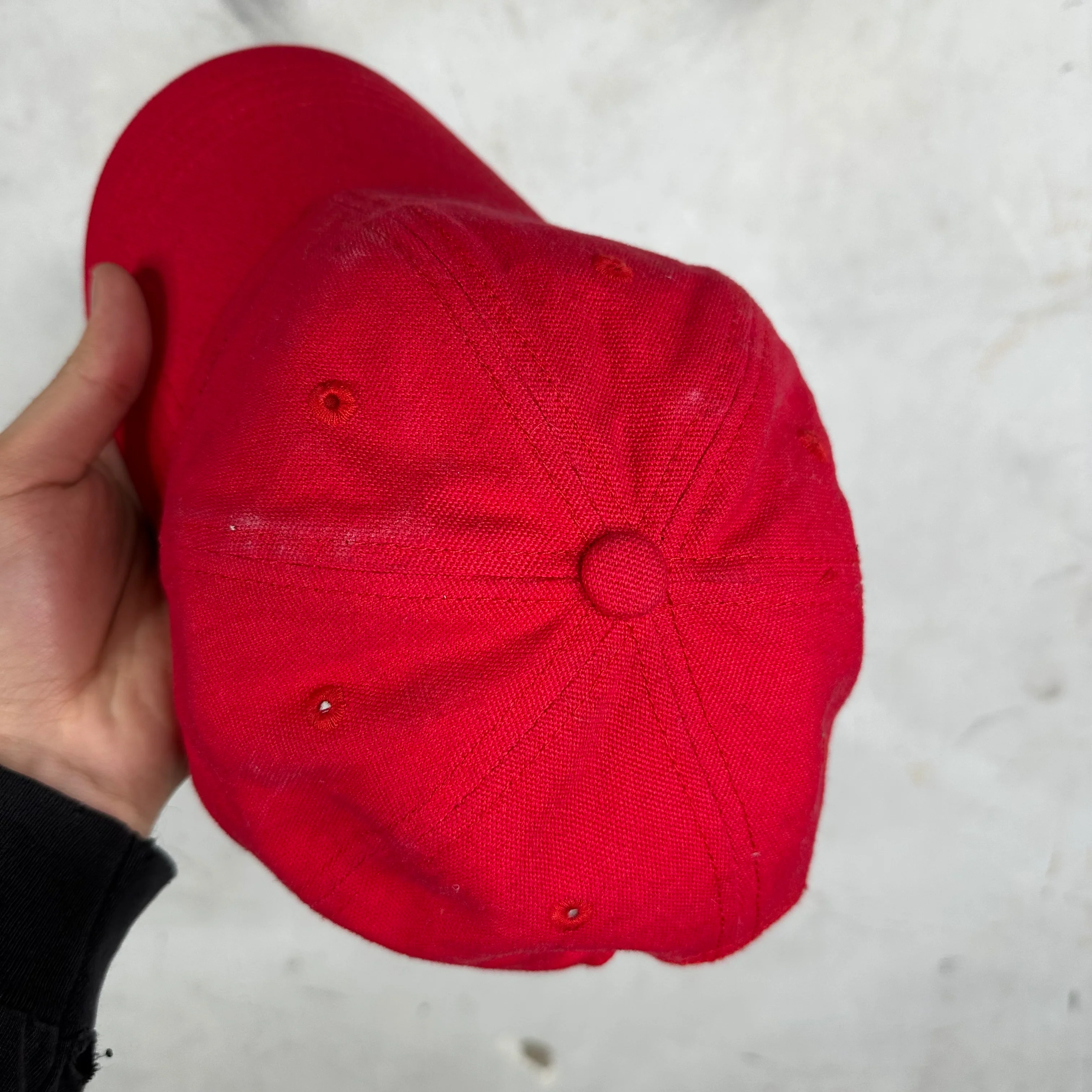 Raf Simons Red Logo Hat - Image 6