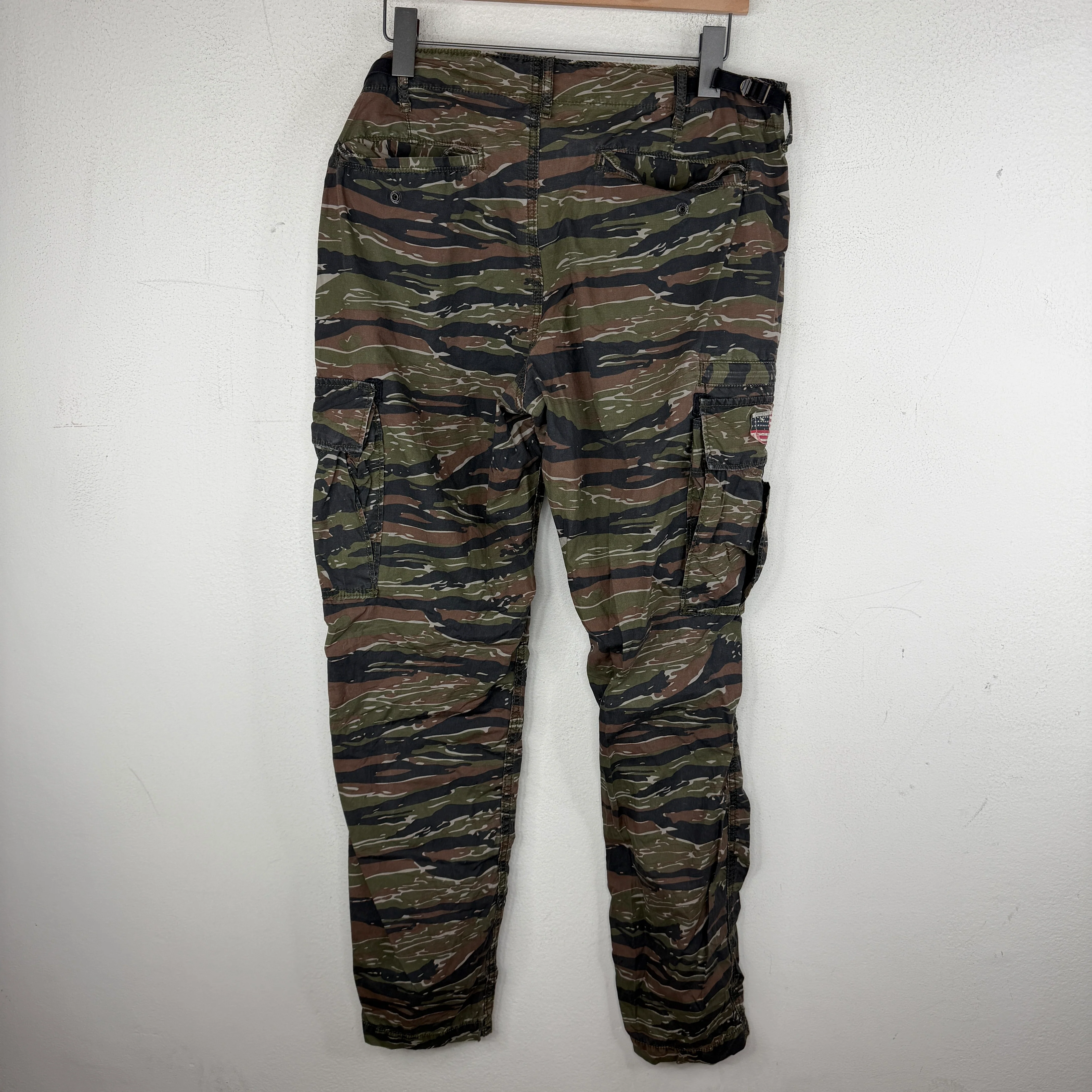 Ralph Lauren Denim & Supply Flag Patch Camo Cargo Pants - Image 2